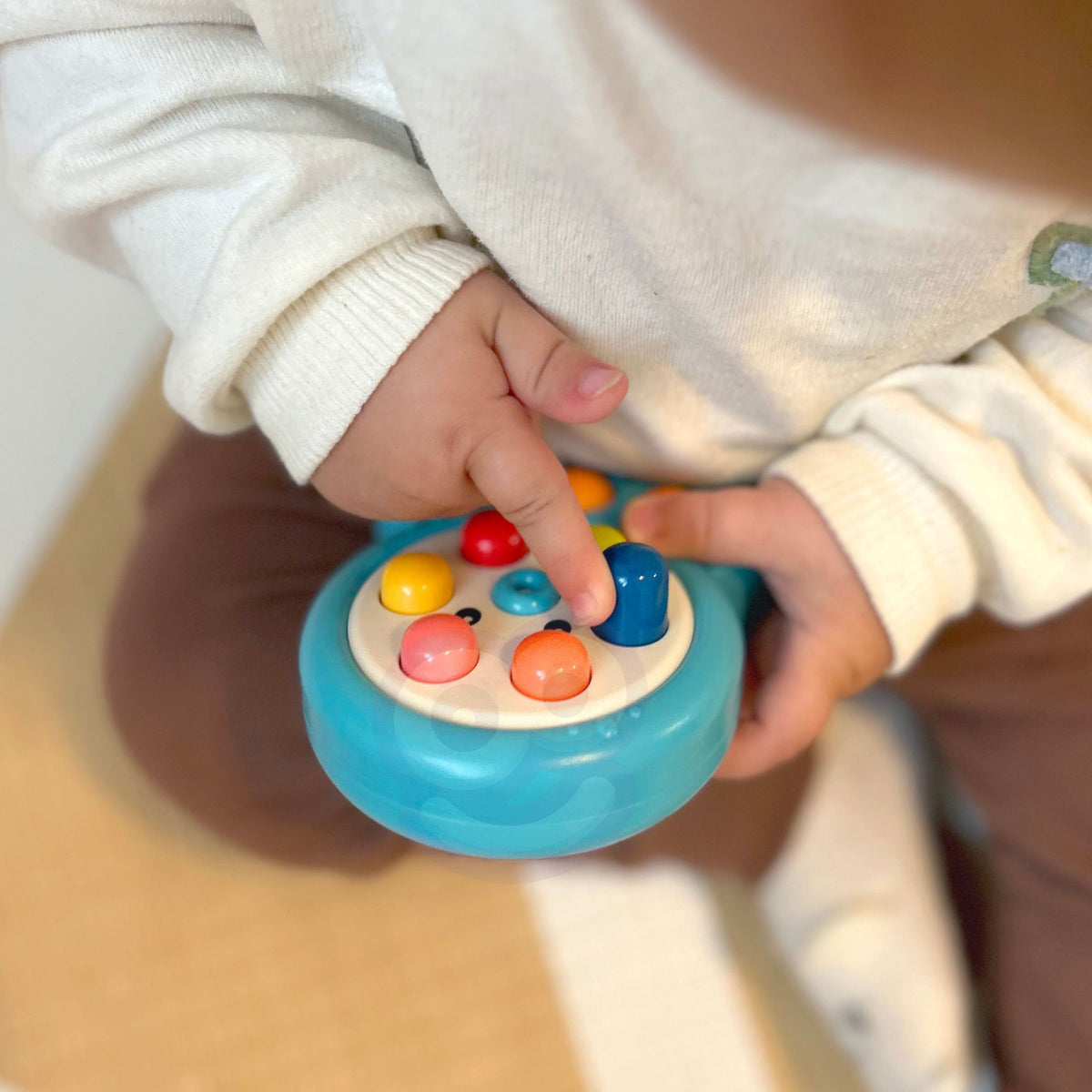 Аркадна игра Woopie Stick Mole String Octopus Green 2в1