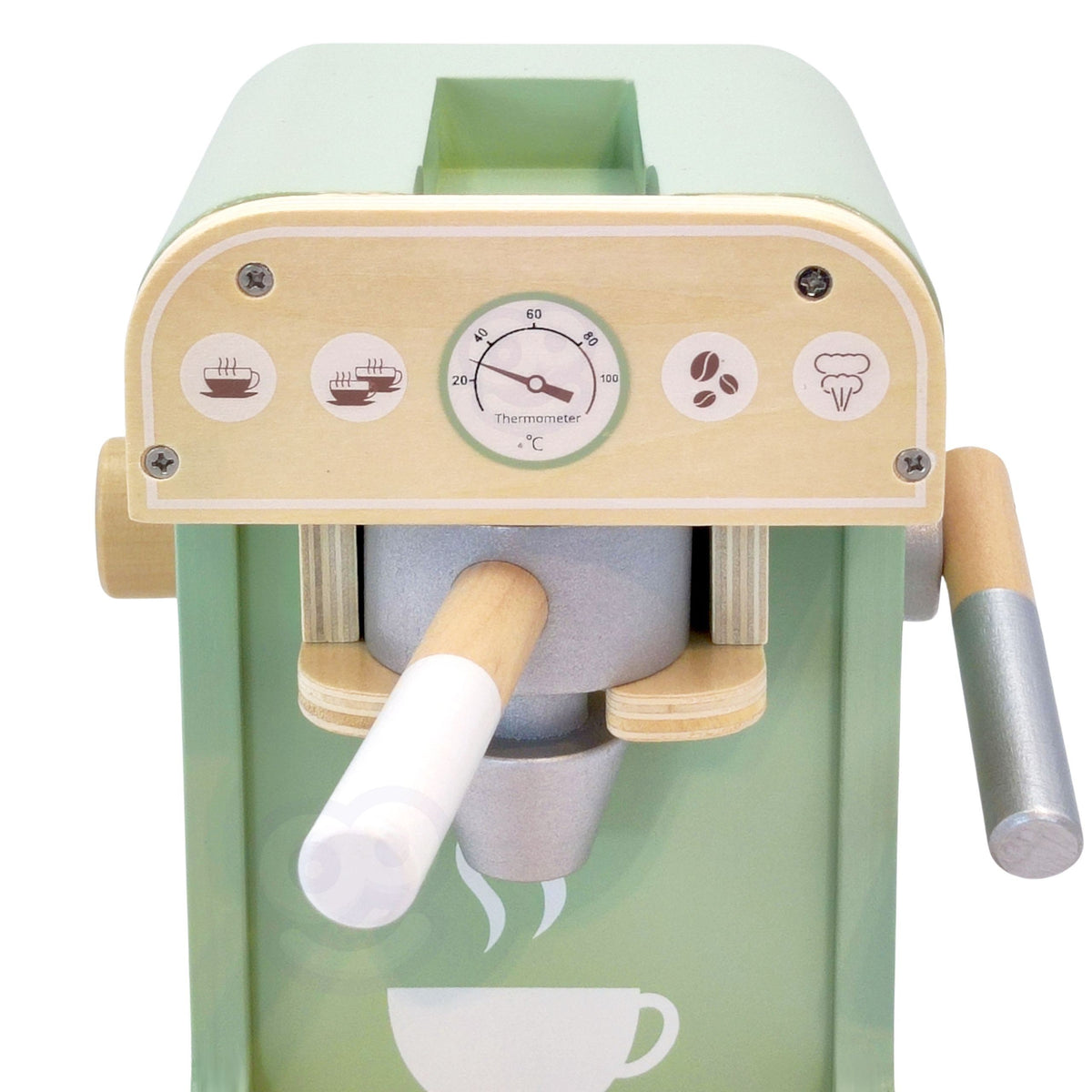 Woopie Zielony Drewniany Ekspres Do Kawy Cukiernia Barista 25 Szt.