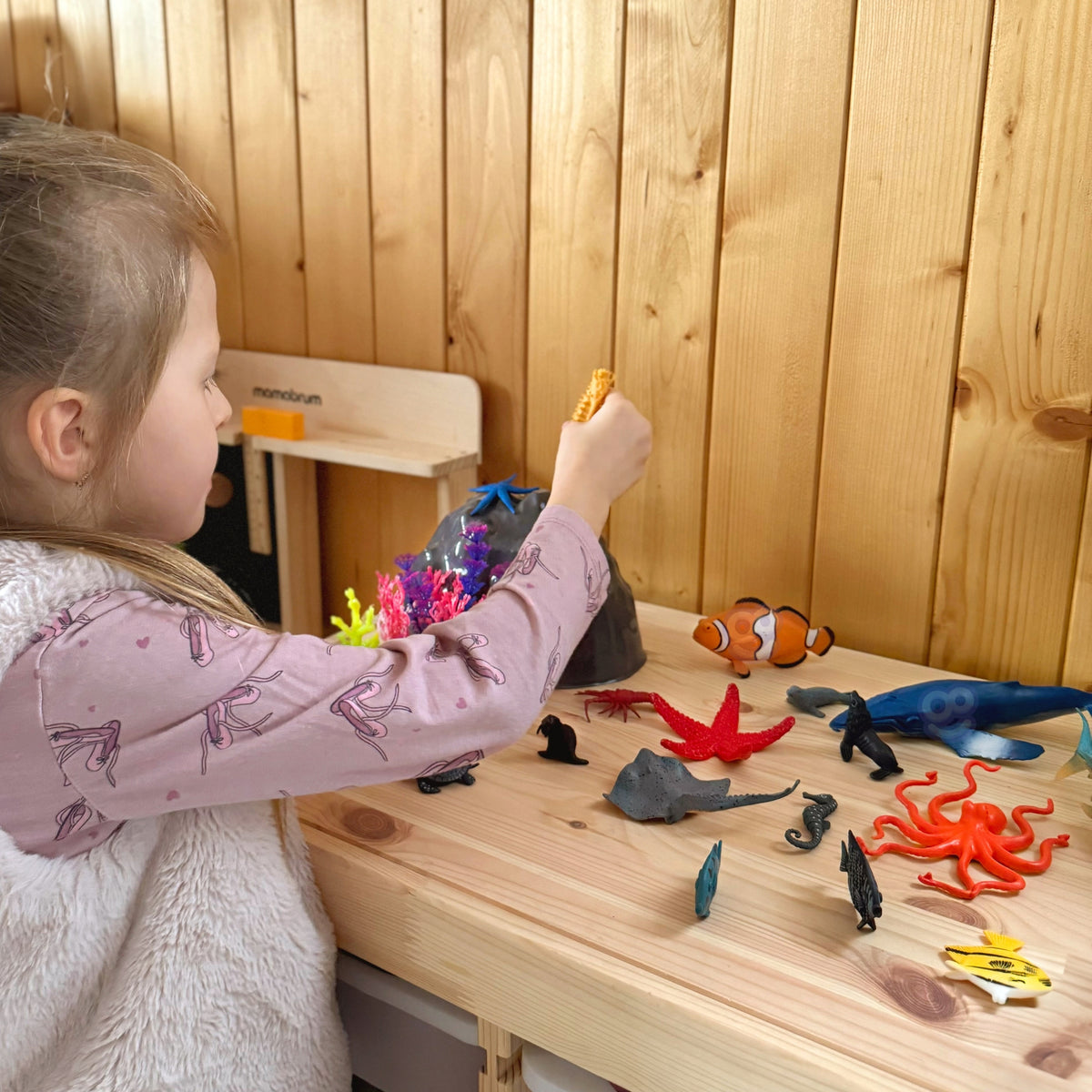Woopie Set Med Havsdjur Figurer 33 St.