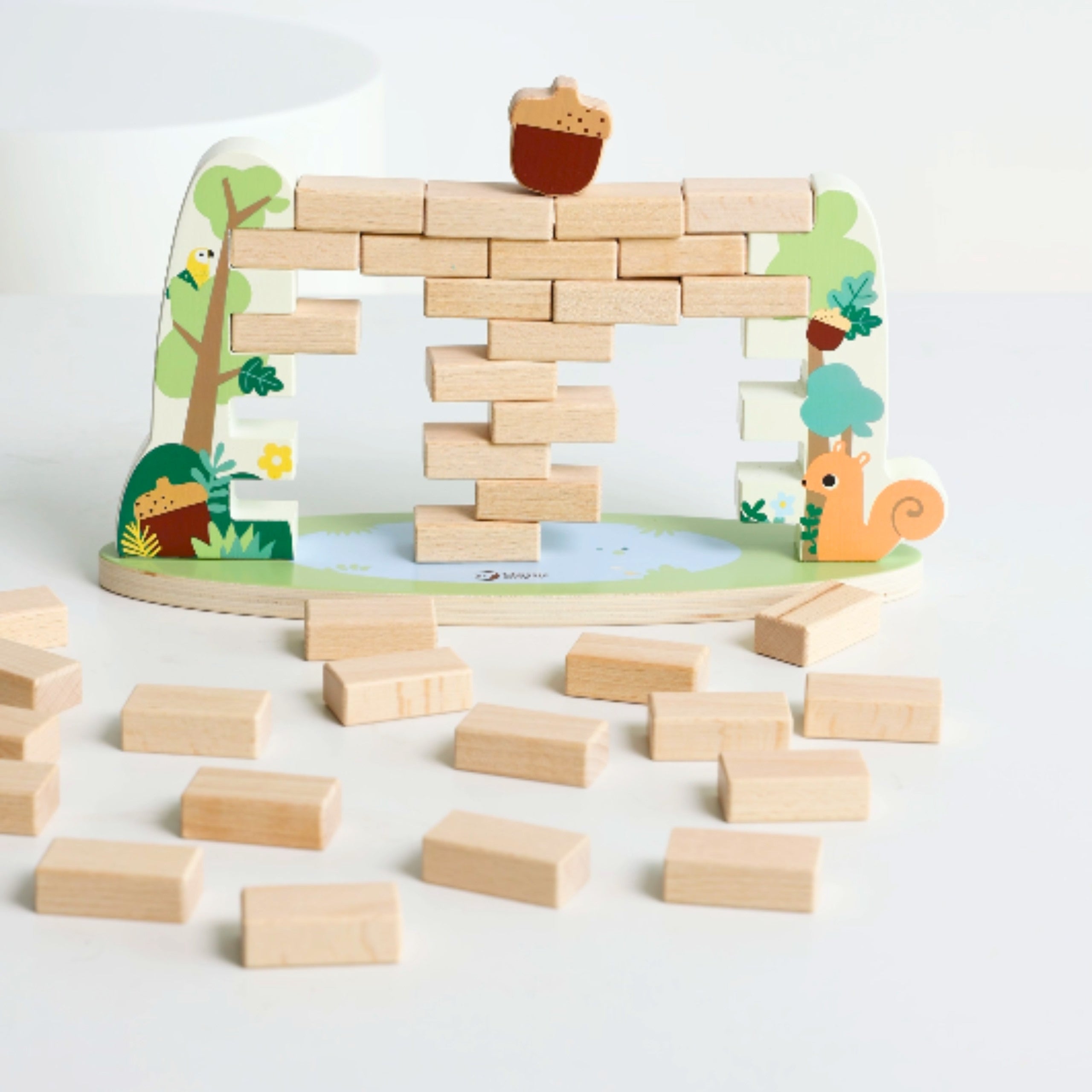 Jeu d'arcade du monde classique Smart Squirrel Falling Acorn