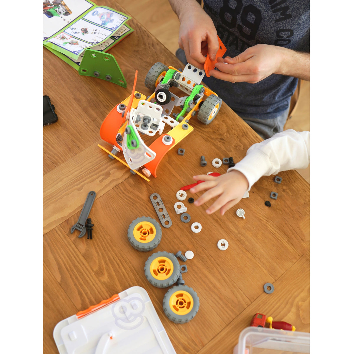 Woopie Construction Bricks Set Stem Vehicles 163 бр.