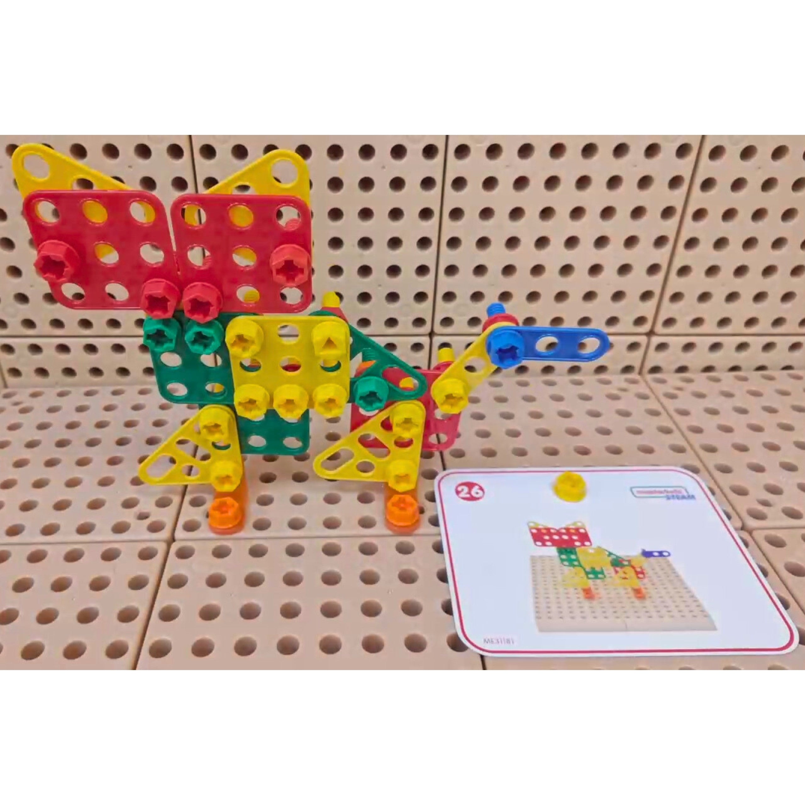 Masterkidz Комплект блокове с геометрични фигури за стенни панели на стеблото 260 бр.