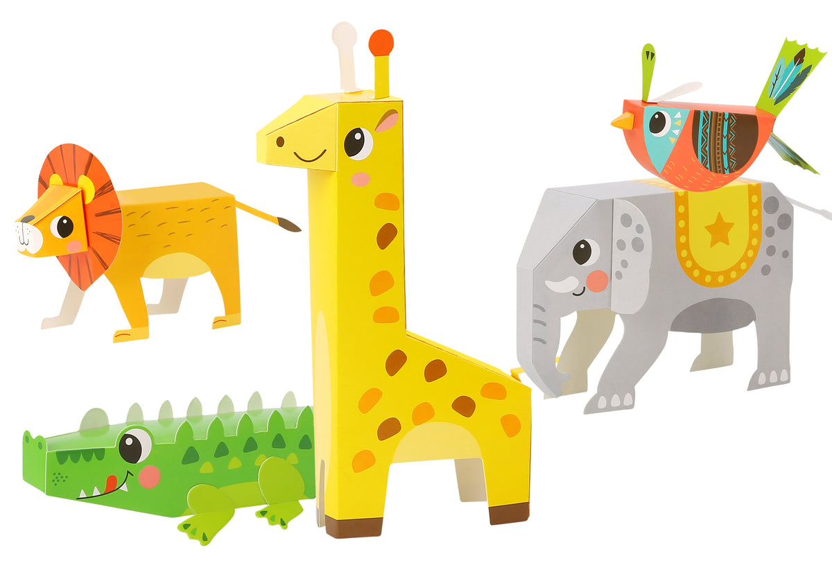 Woopie Art&fun gör-det-själv 3d Origami Creative Kit 10 djur