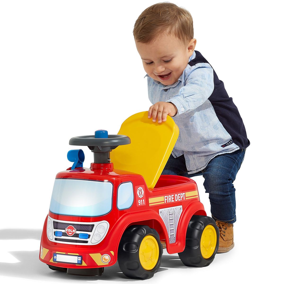 Požární auto Falk s klaksonem od 1 roku
