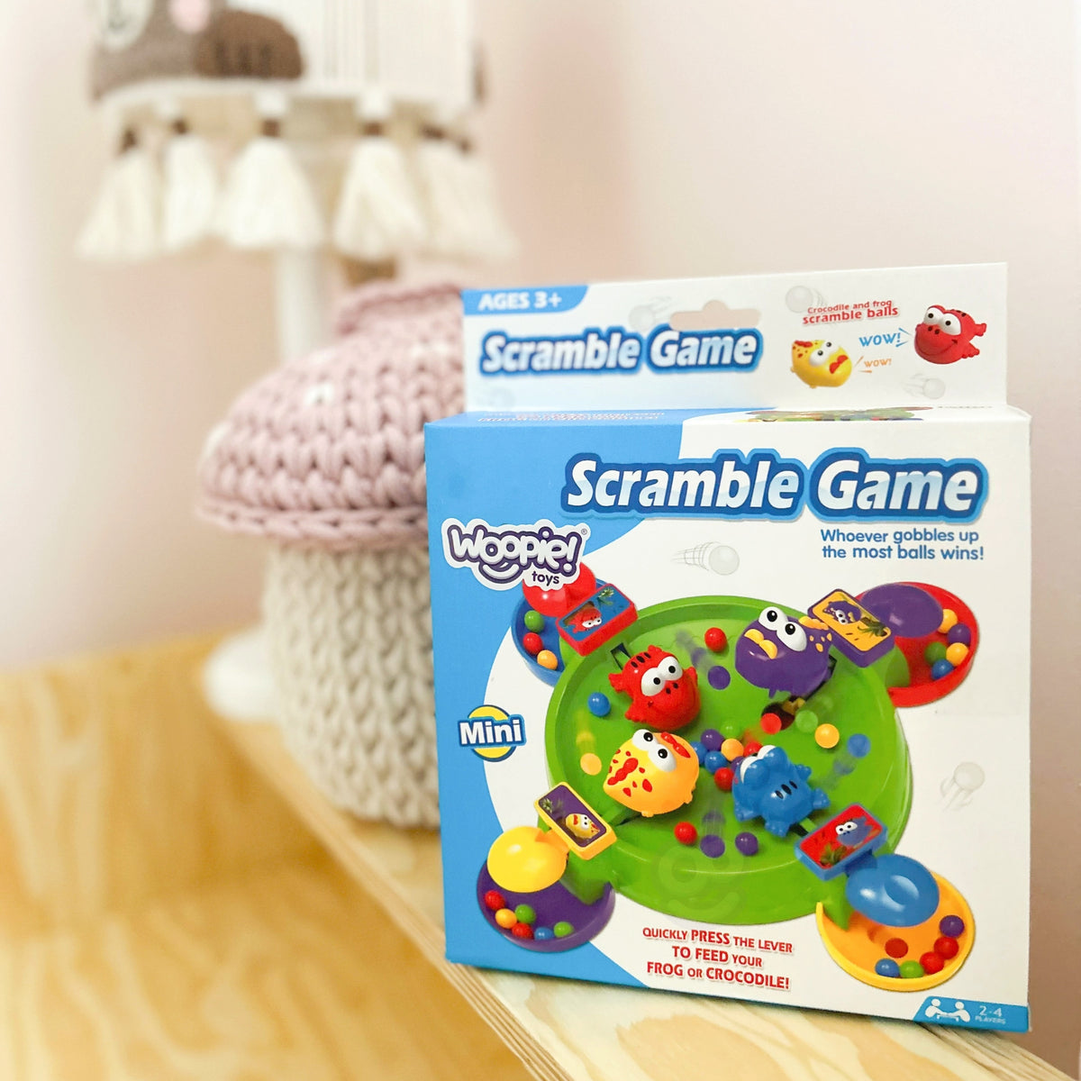 Woopie Arcade Társasjáték Hungry Happy Frog And Crocodiles 3+