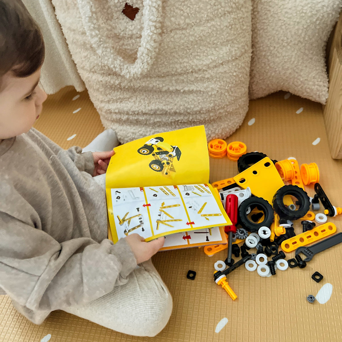 Woopie Vehicles 8-i-1 konstruktionsset Steam Bricks