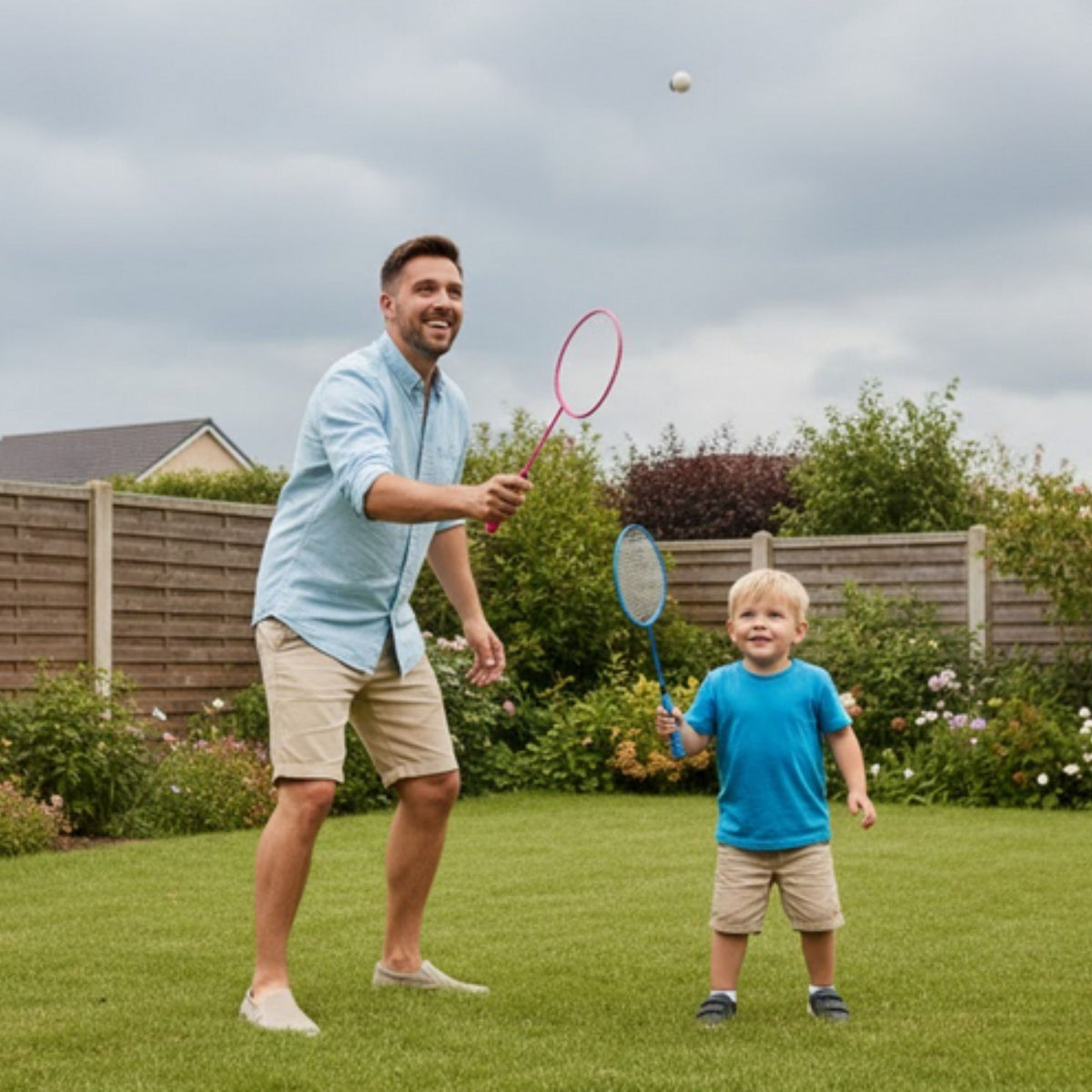 Woopie Babington Racket- en Shuttleset 2-delig.