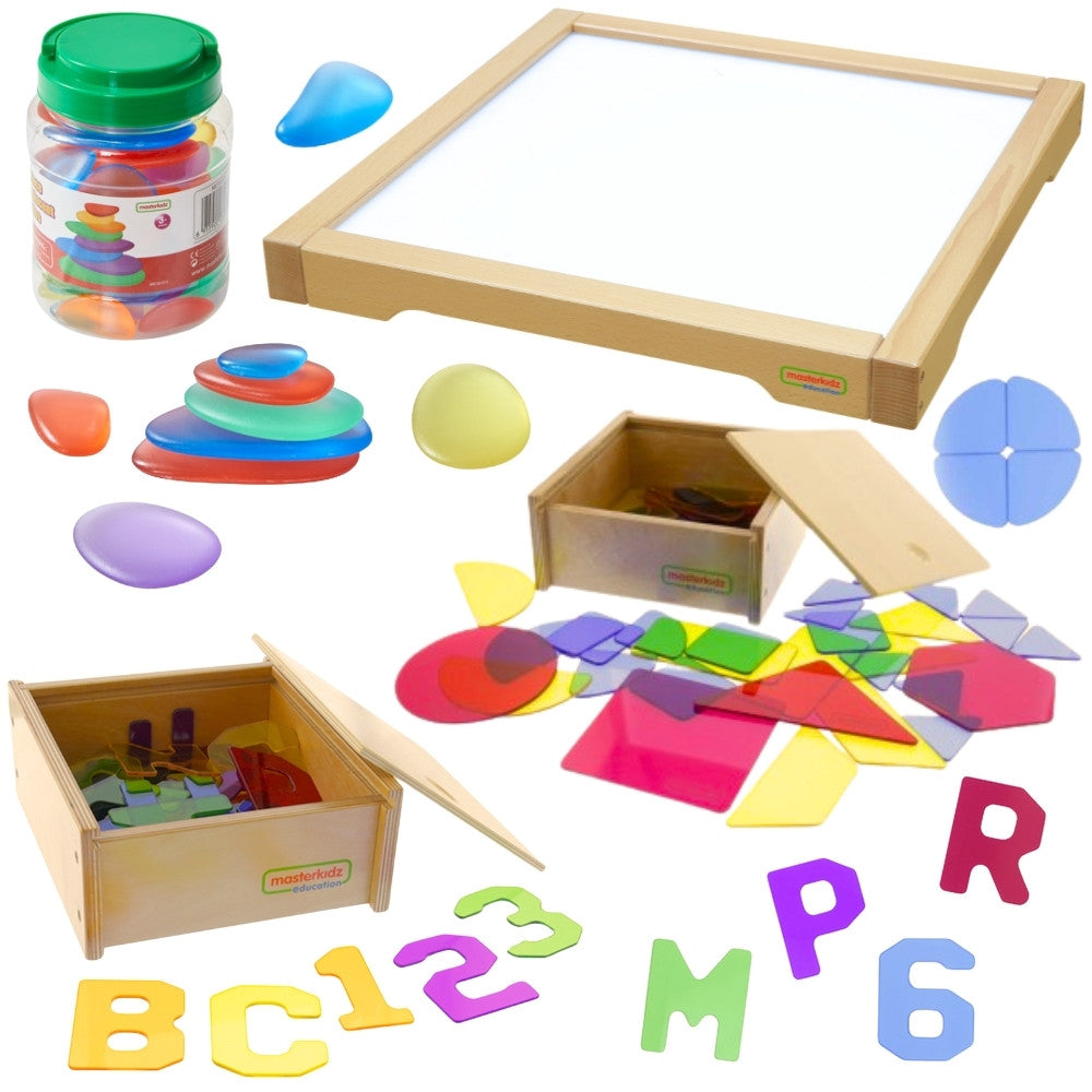 Masterkidz Led Sensory Box Panel + Комплект аксесоари