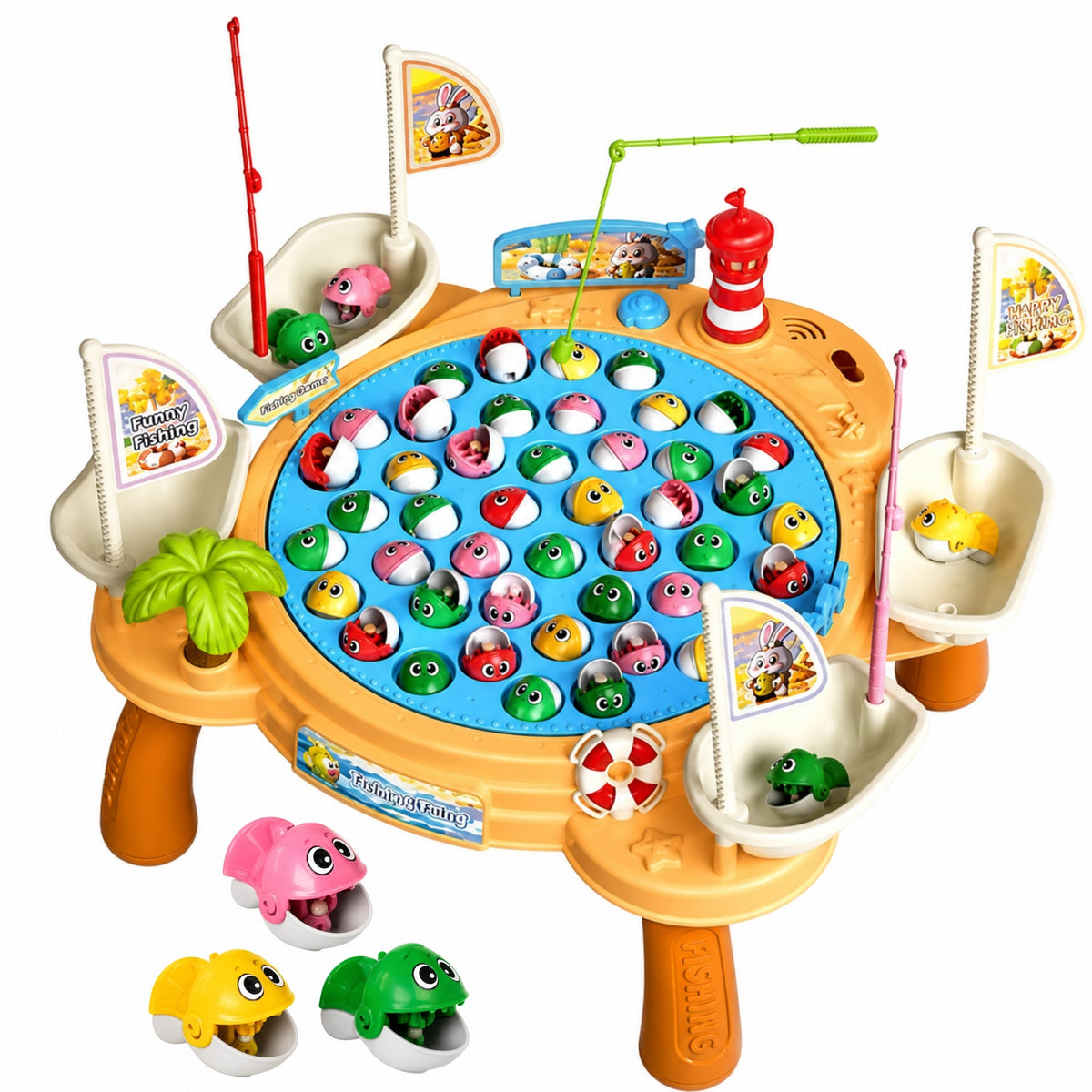Jeu de table de pêche pirate magnétique interactif Woopie