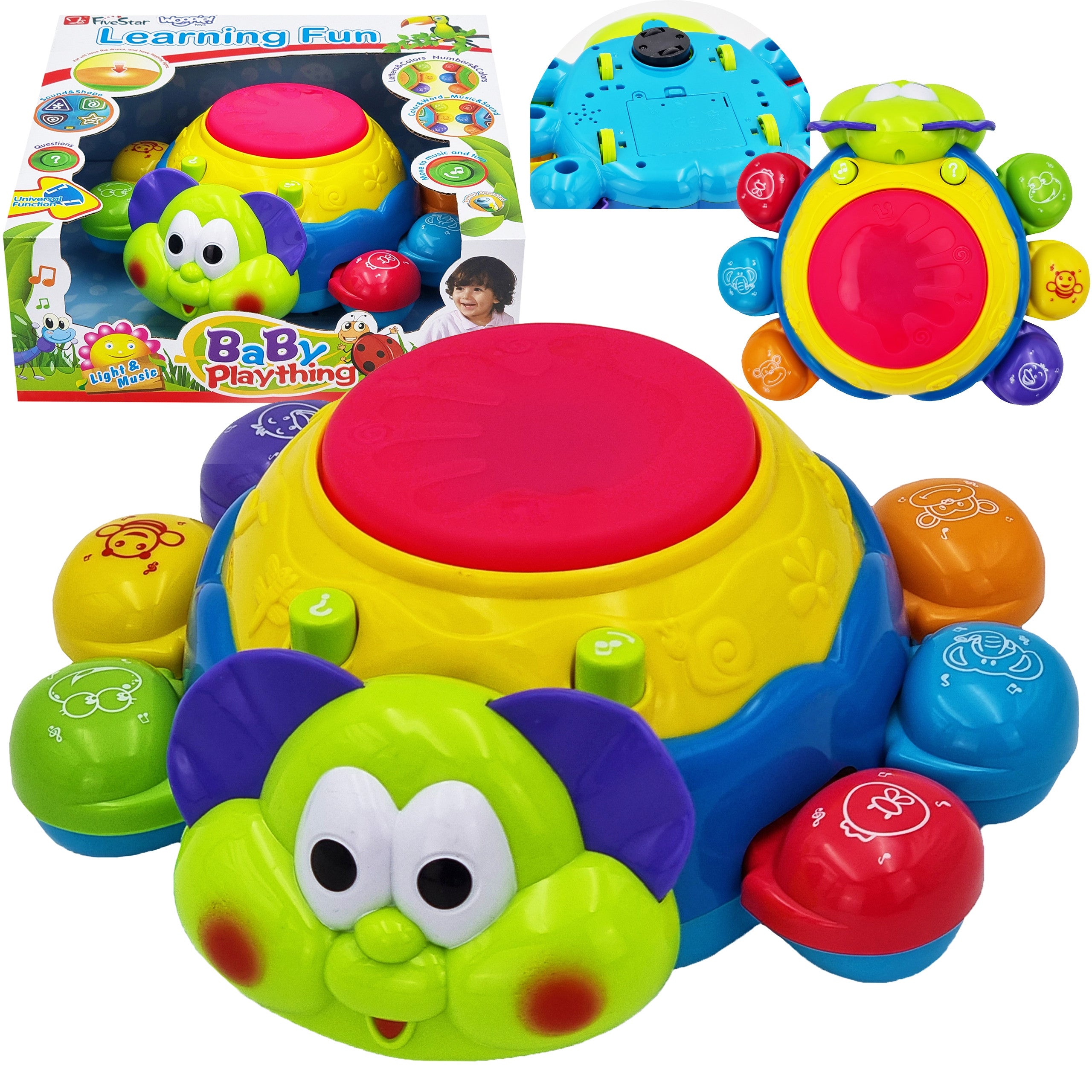 Woopie Interactive Ladybug Crawling Toy