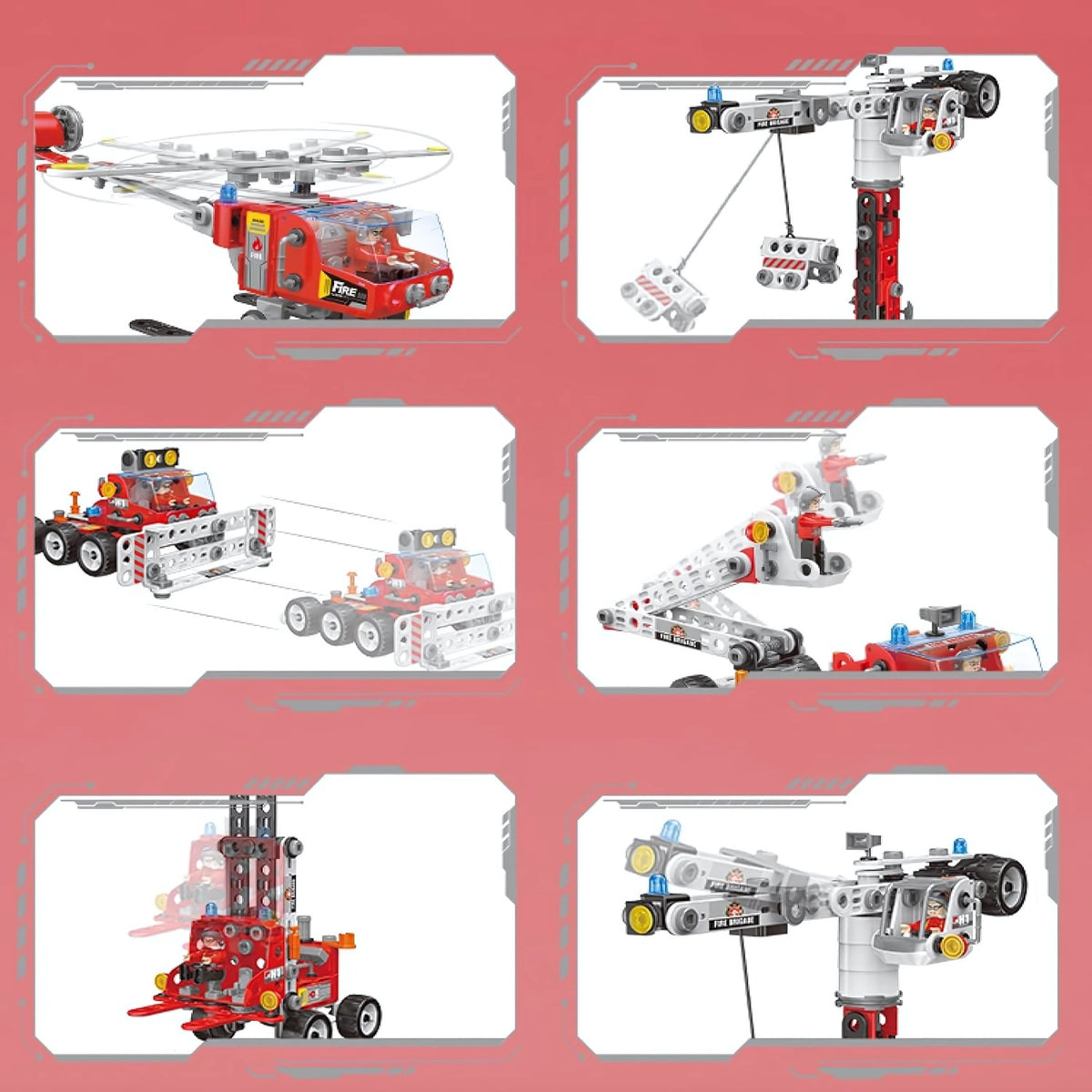 Stavebnica Woopie Creator City Fire Brigade