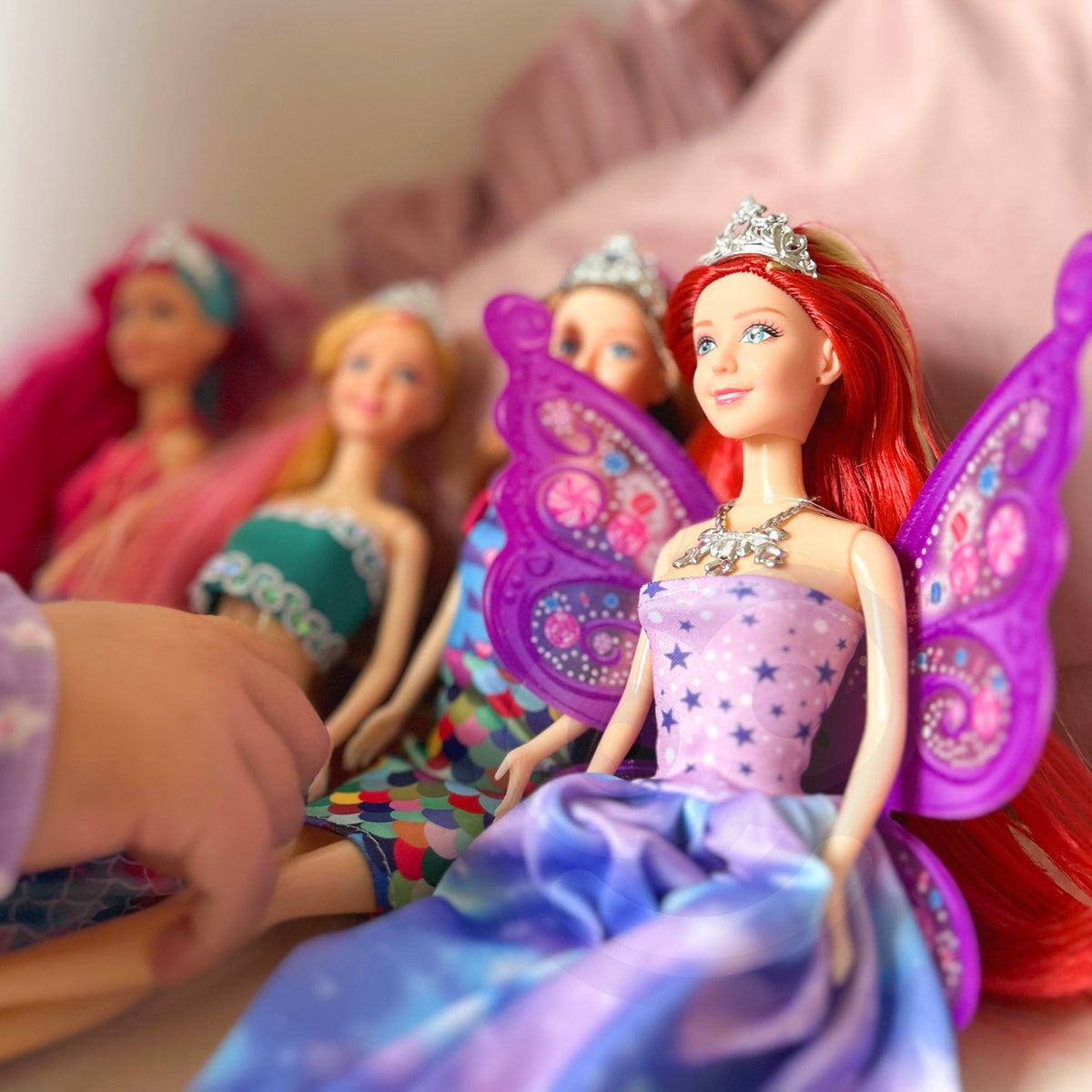 Woopie Ensemble De 4 Princesses Magiques - Coffret De Poupée 4-en-1 Avec Accessoires