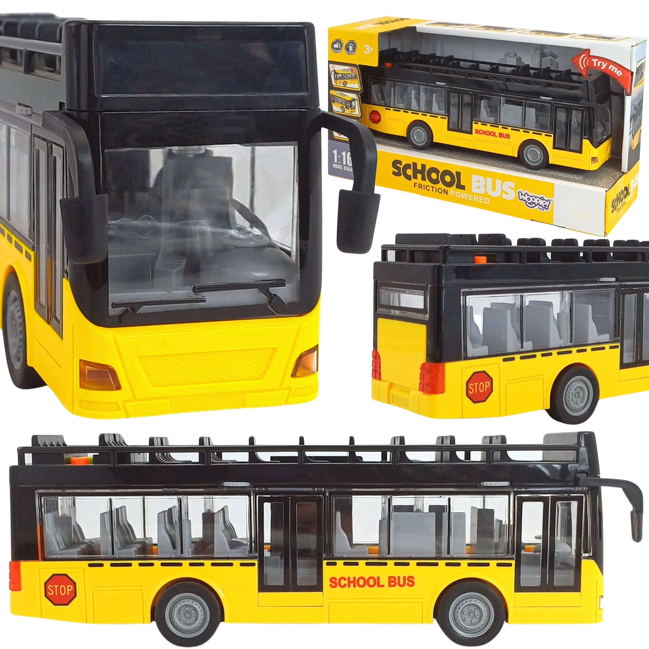 Woopie Bus With Lights And Opening Doors
