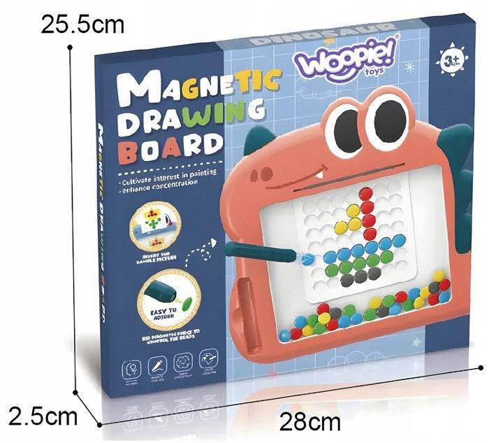Woopie magnetická tabuľa pre deti Montessori Magpad Dinosaurus