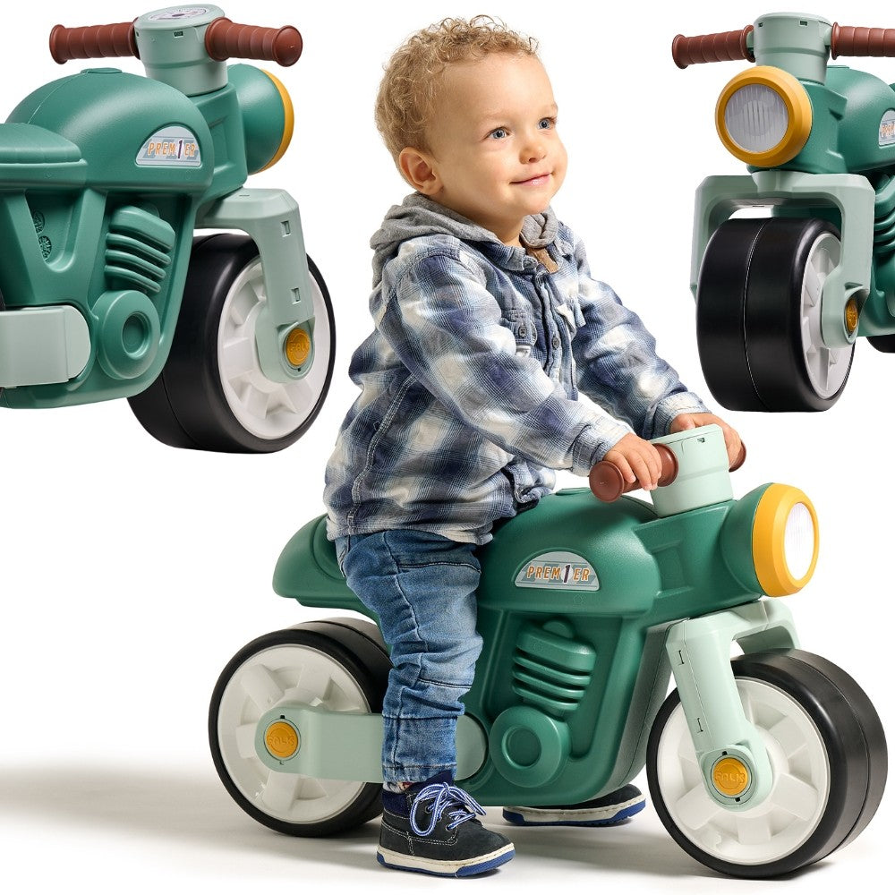 Мотоциклет за каране Falk Vintage Green 1-3 години