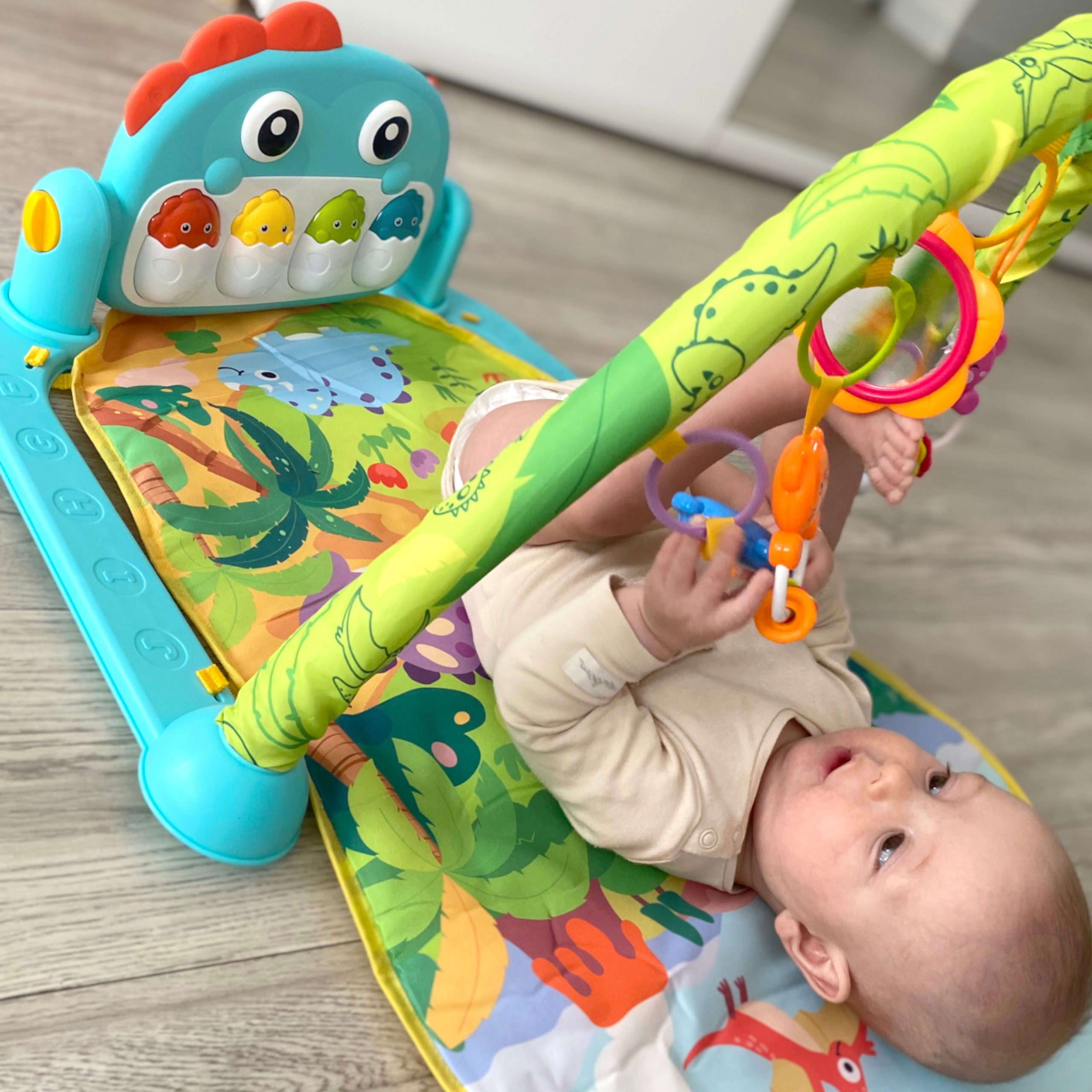 Woopie Baby Play Mat With Dino Arch