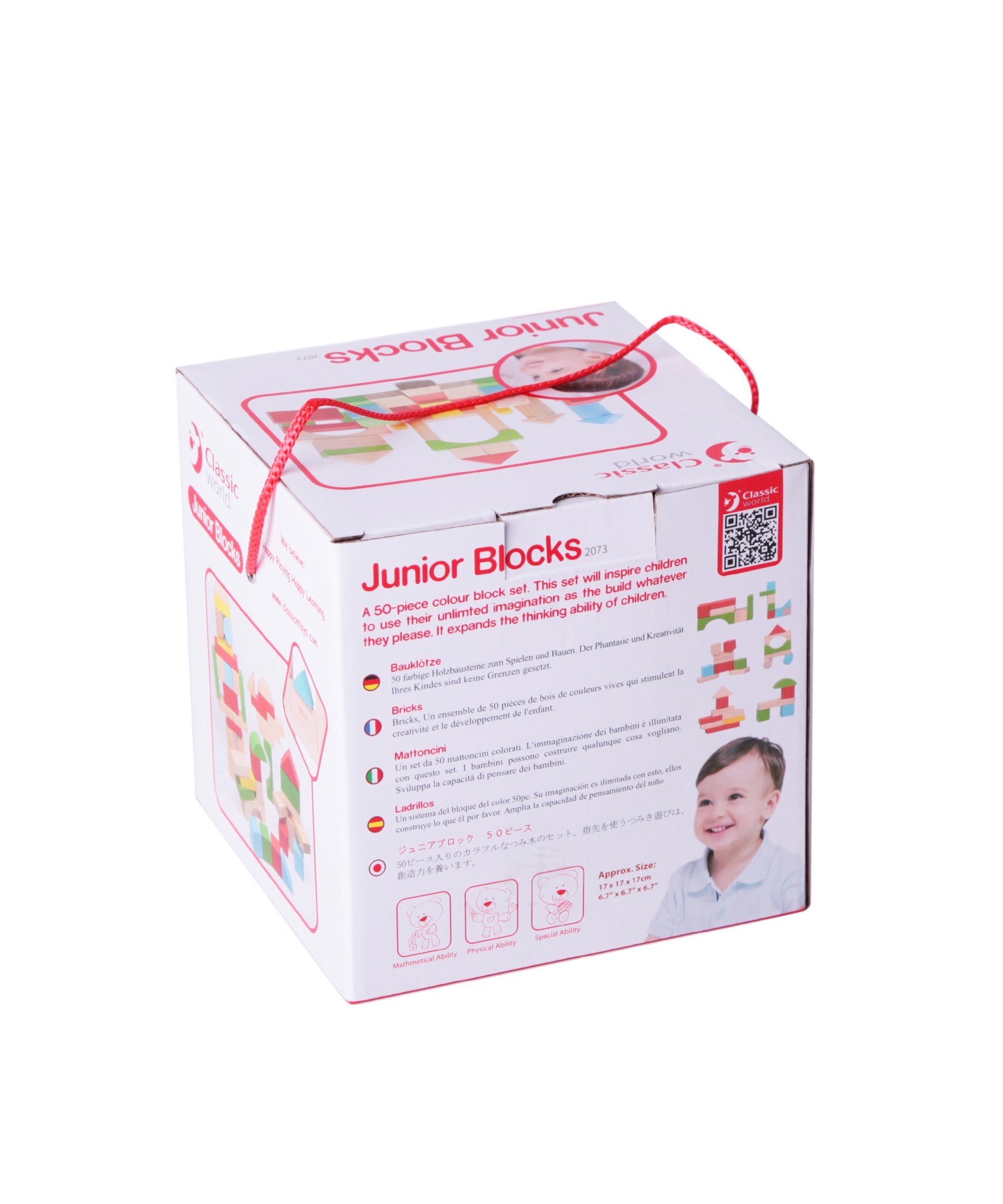 Classic World Holzklötze für Kinder 50 Stk.
