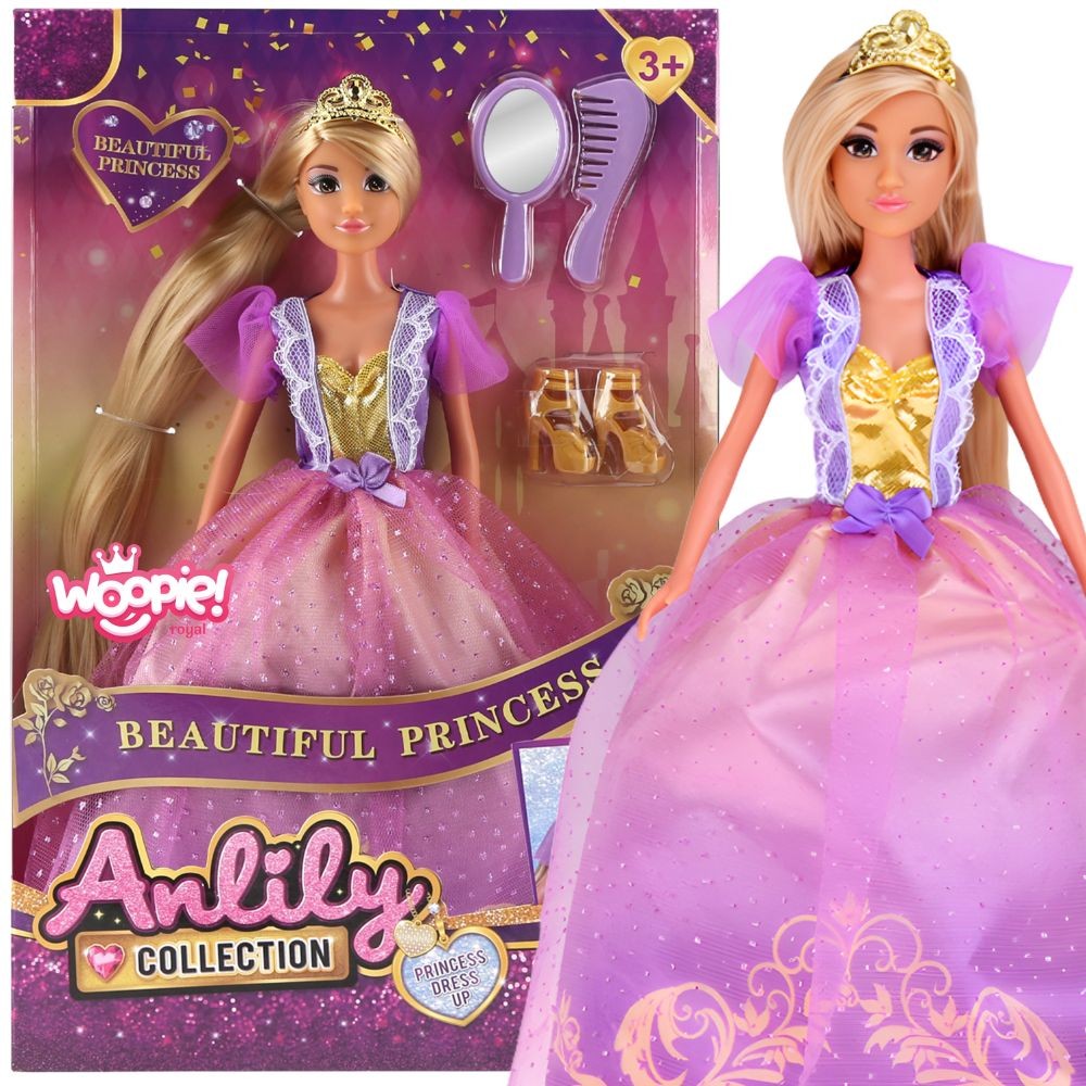 Woopie Royal Lili Princess Doll With Long Hair And Accessories