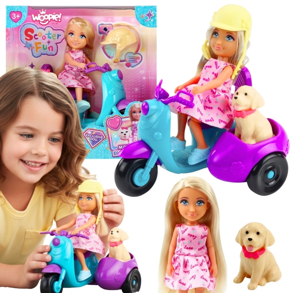 Кукла Woopie Royal Scooter с куче