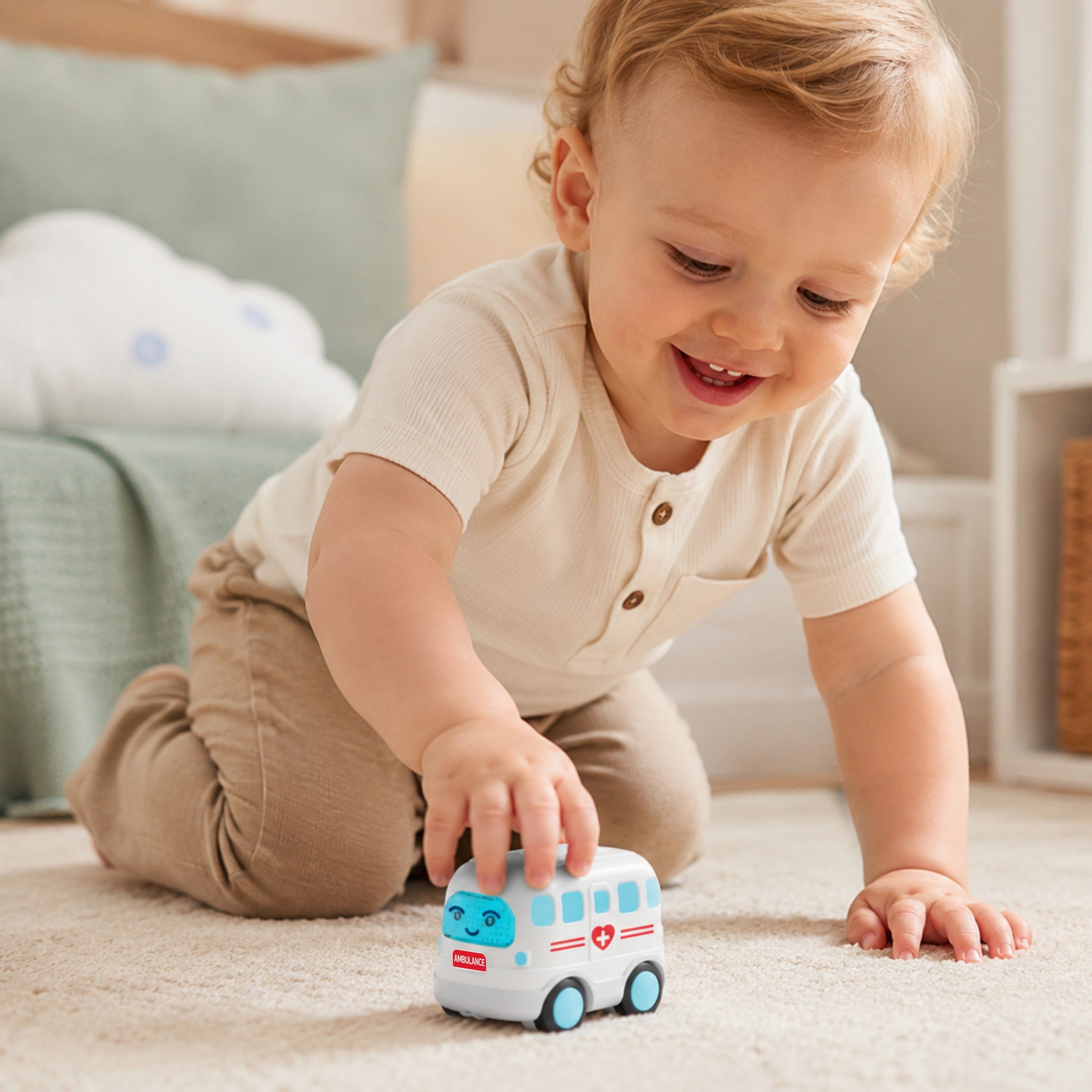 Woopie Baby Interactive Ambulance Car Sound Light