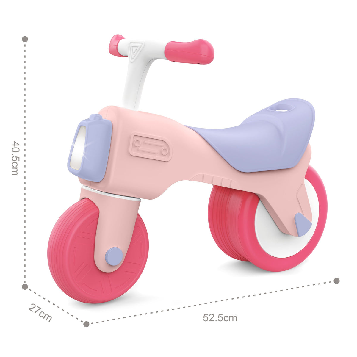 Woopie Balance Bike Ride-on Sound 18m+ rózsaszín