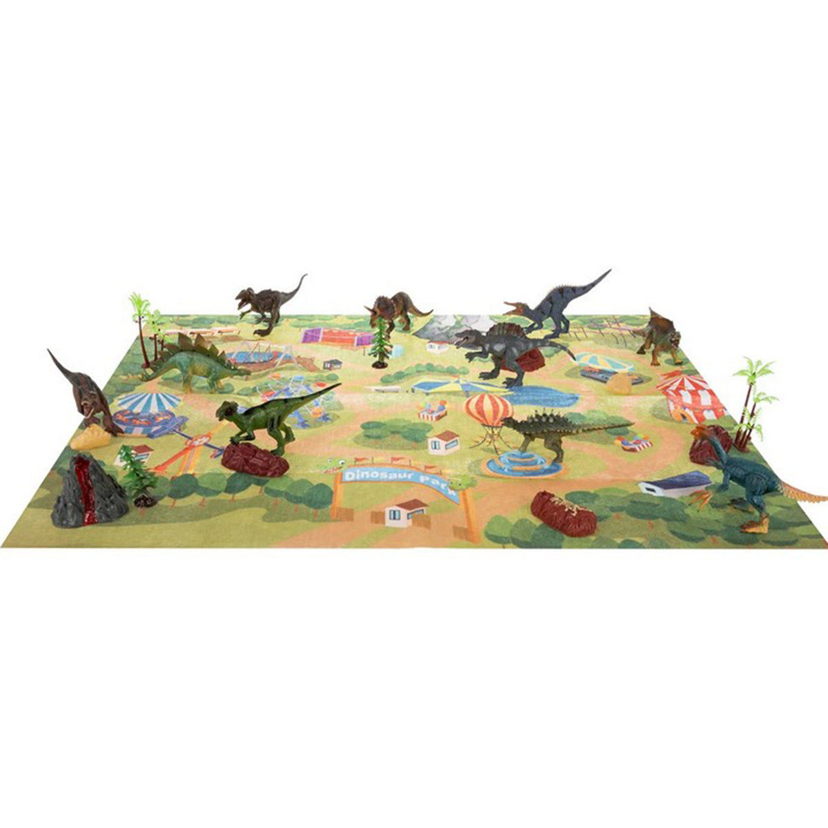 Woopie Veľká sada Dinosaurov Xxl figúrok + Mat prehistorický svet