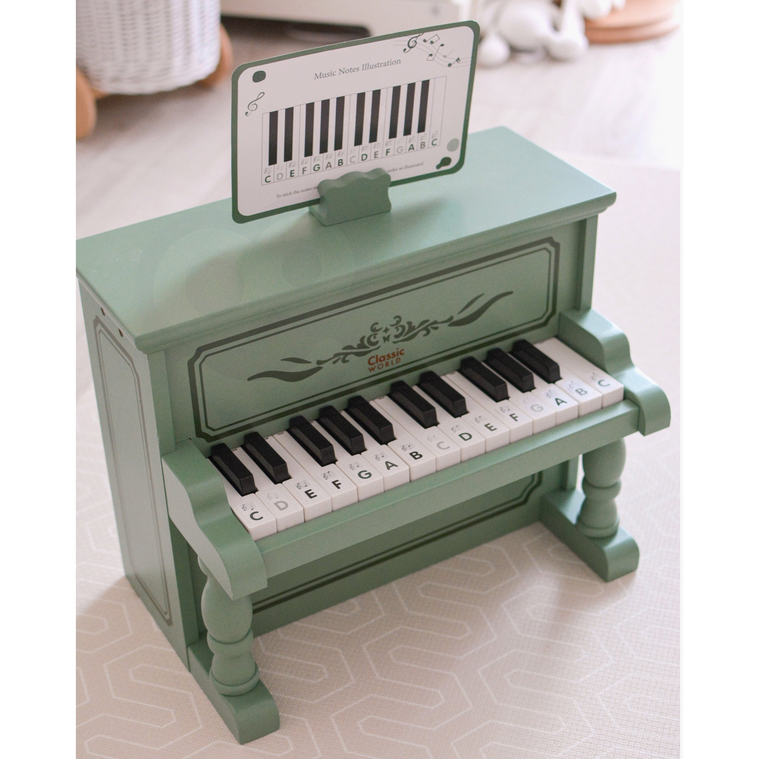 Piano clásico mundial clásico + libro de aprendizaje