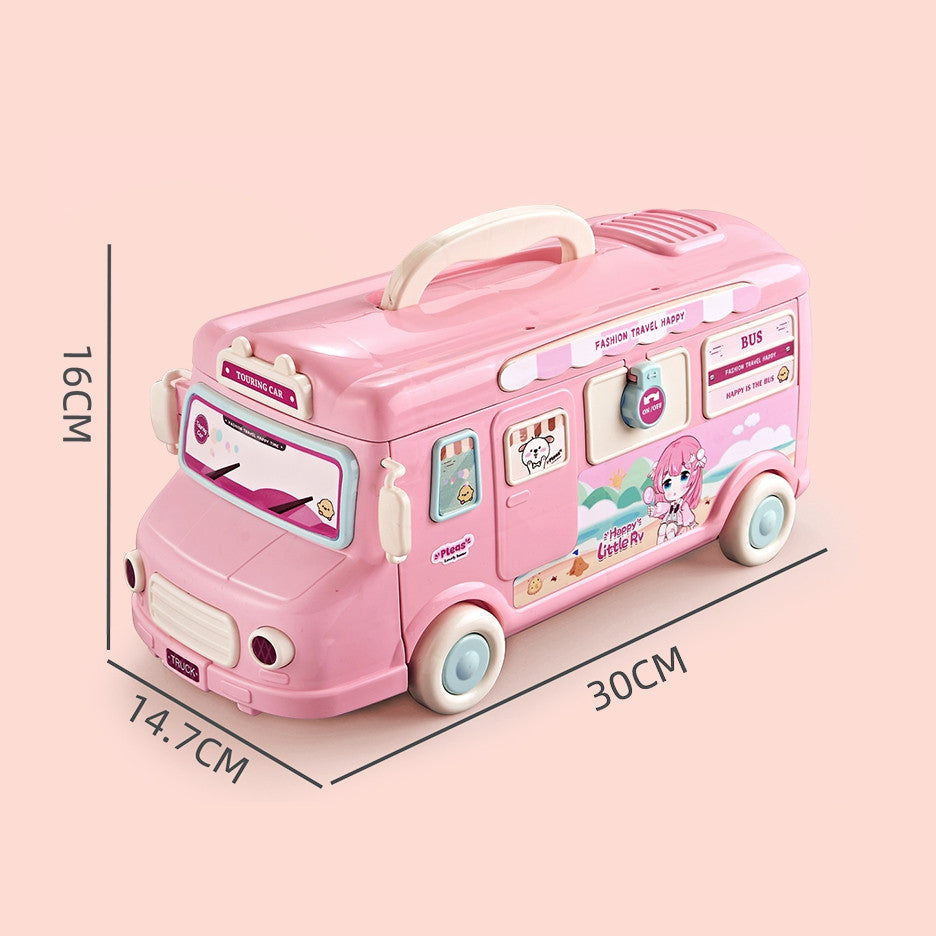 Conjunto de casa de bonecas Woopie Camper 2 em 1 Xxl