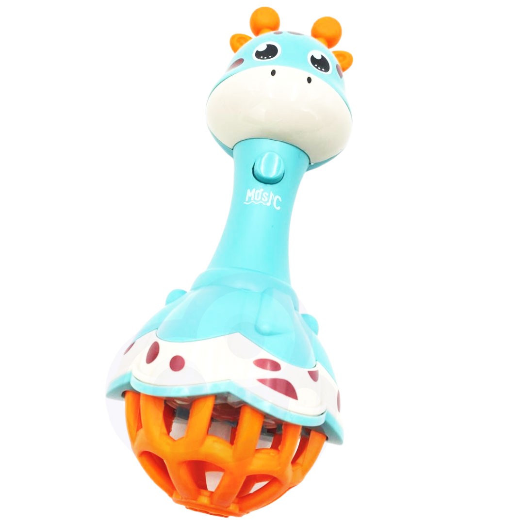 Woopie Bébé Girafe Hochet De Dentition Sensorielle Avec Musique Montessori 1 Pc.