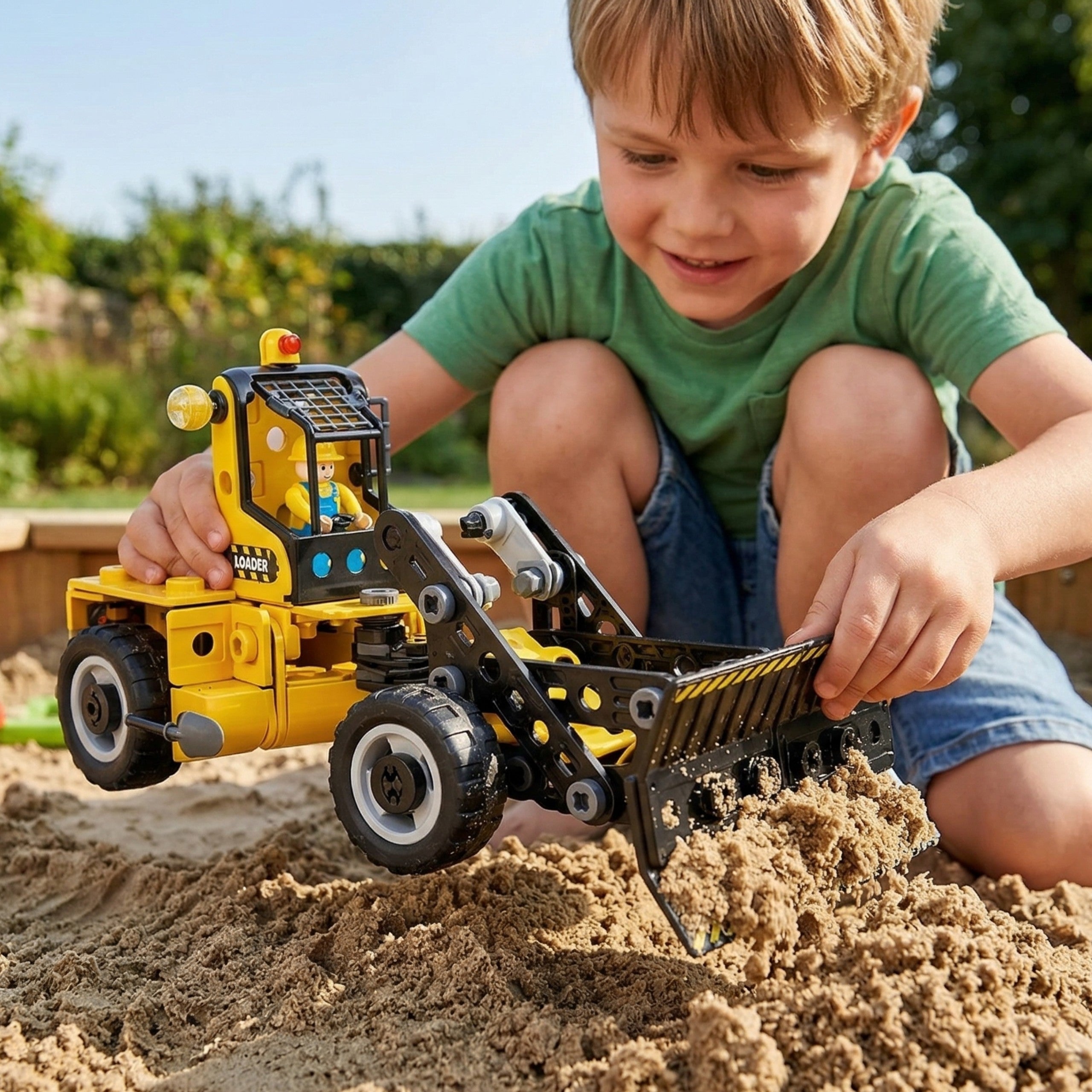 Woopie Construction Set Steam Construction Vehicles 6in1 223 бр.