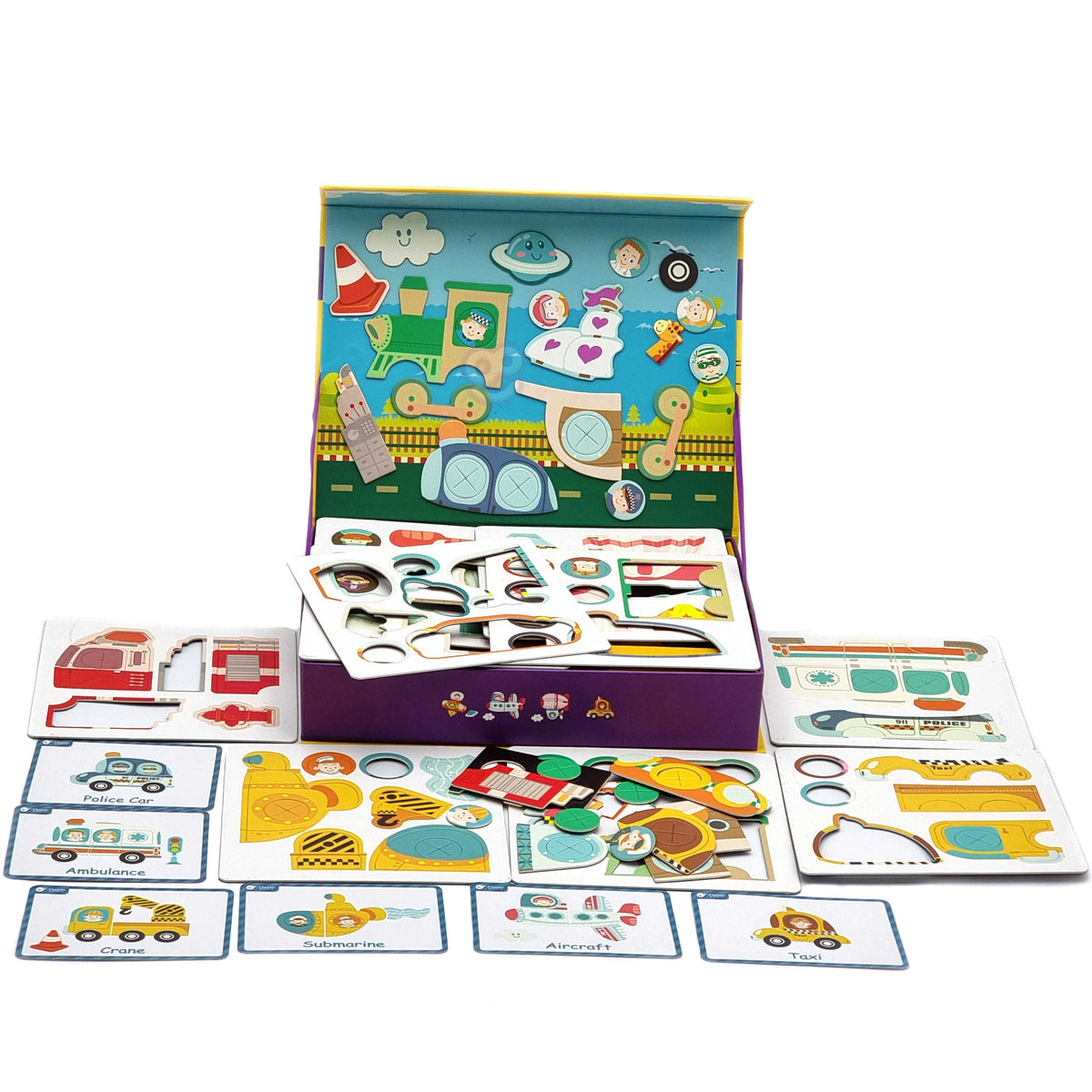 Classic World Puzzle Learning Road Transport Traffic 72 Pcs.