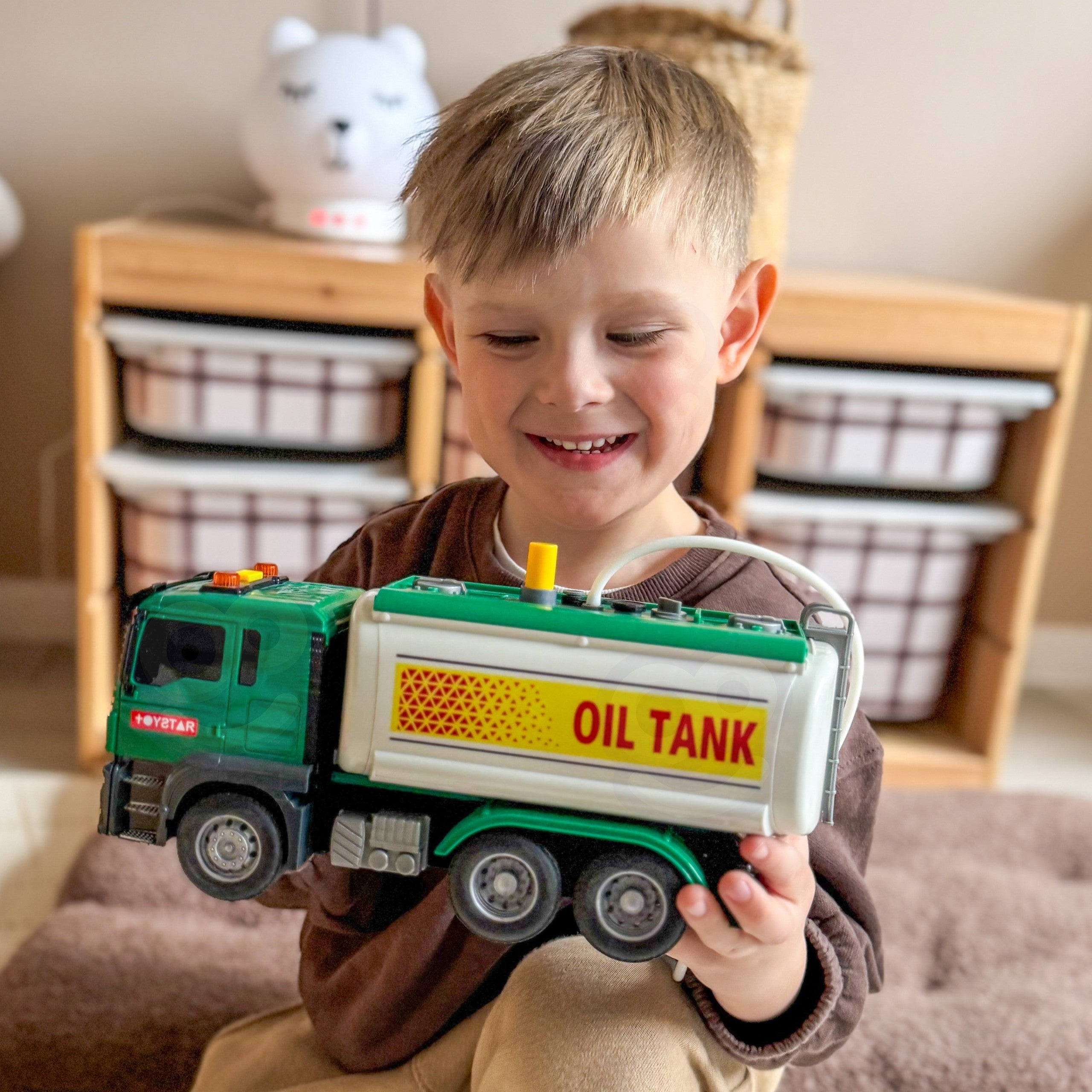 Woopie Water Tanker Truck Sound Light 1:14
