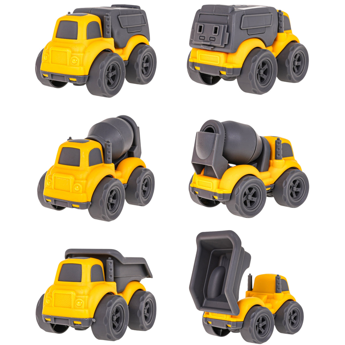 Woopie Tow Truck 4-i-1 set byggnadsfordon