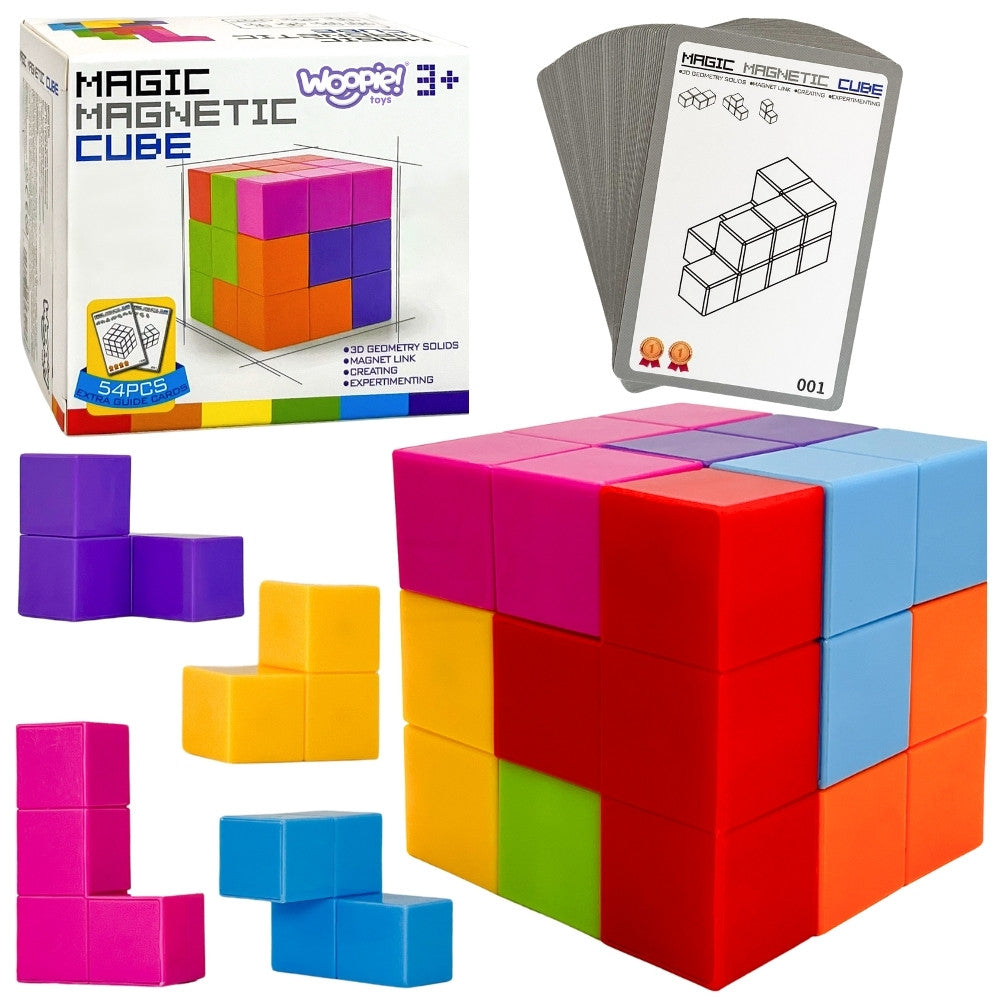 Пъзел Woopie Tetris Cube с комплект карти