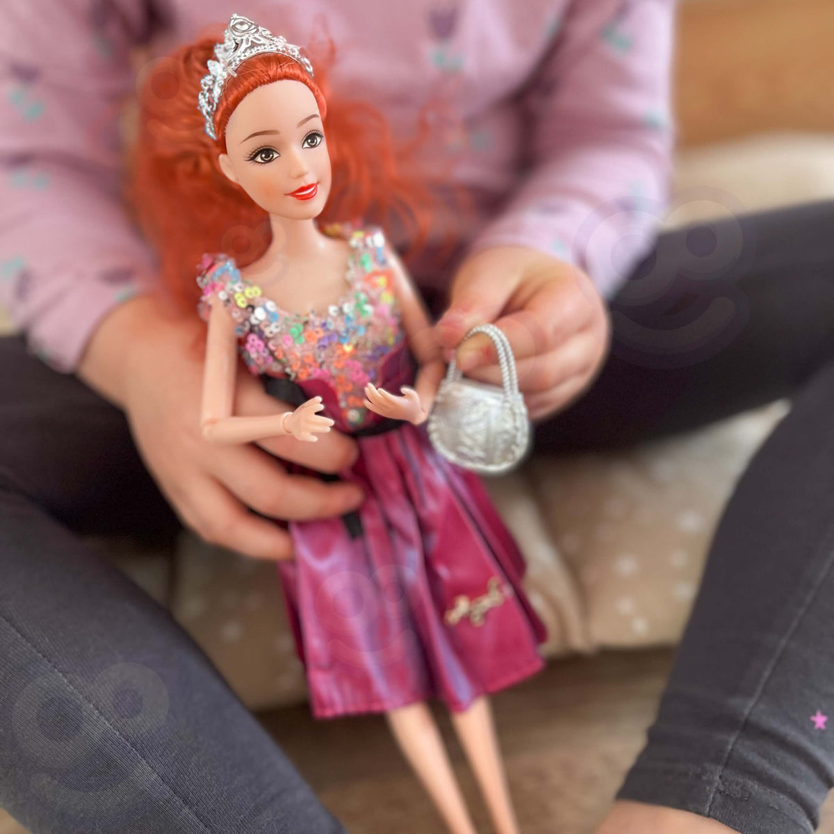Woopie Royal Emi Style Fashion Doll 32 cm - Elegante principessa in abito rosa + accessori