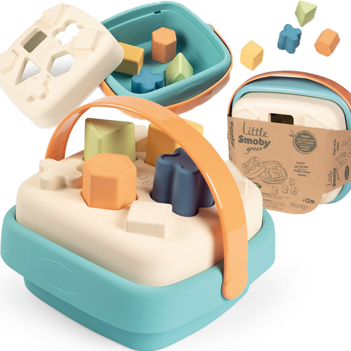 Smoby Little Green Sorter na cesta de bioplástico