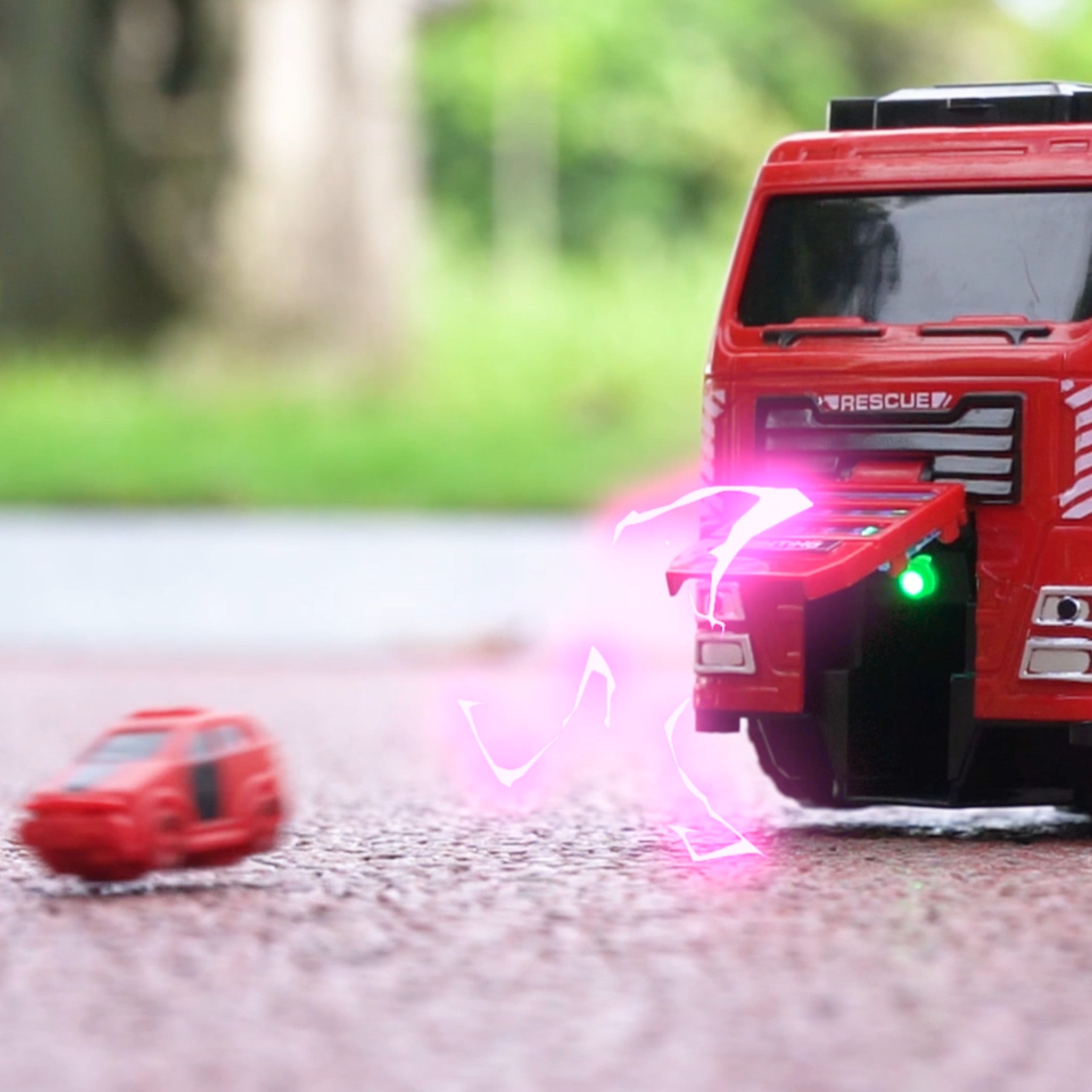 Woopie Interactive Fire Truck With Moving Ladder