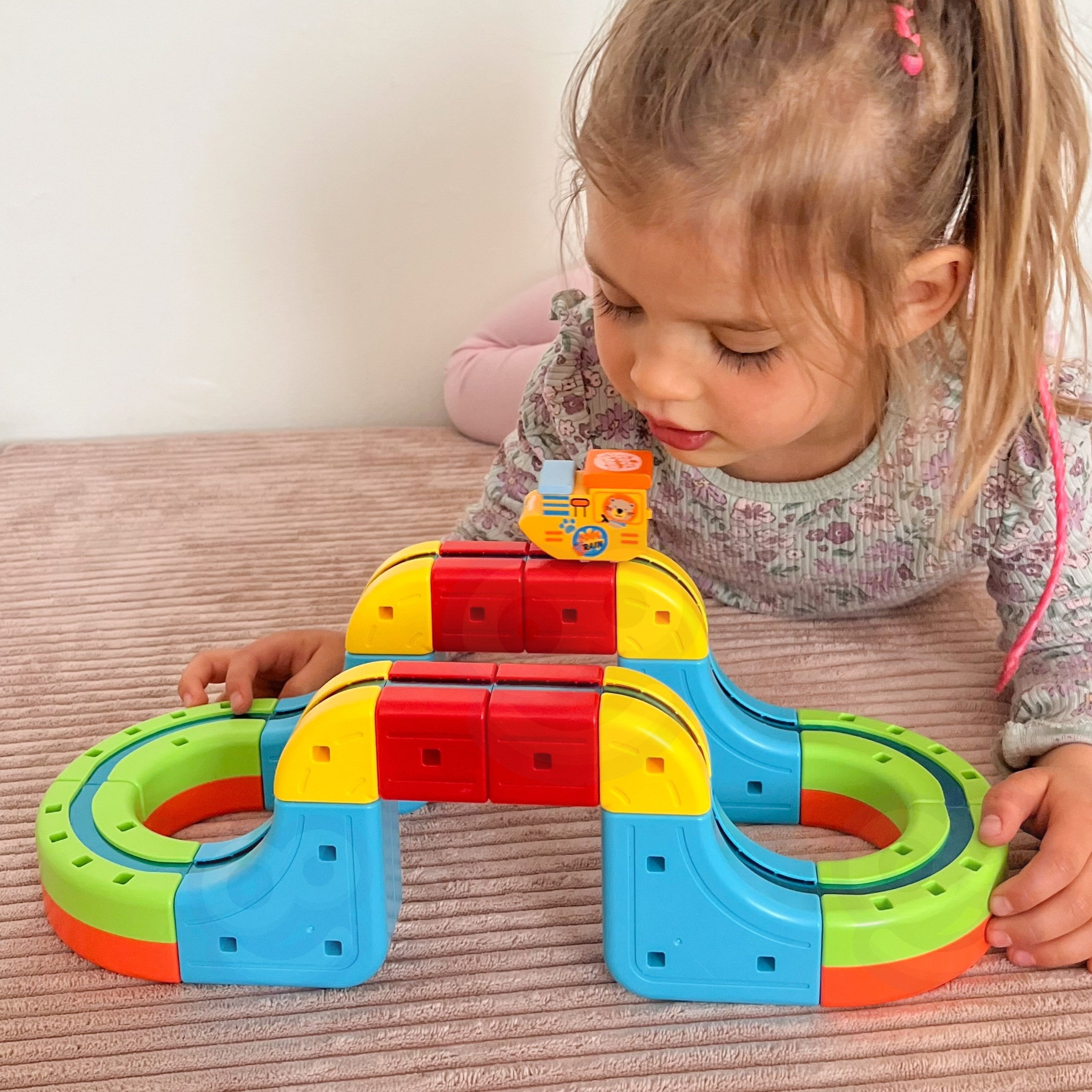 Woopie Magic Cube Train Construction Blocks Антигравитационна магнитна писта 18 бр.