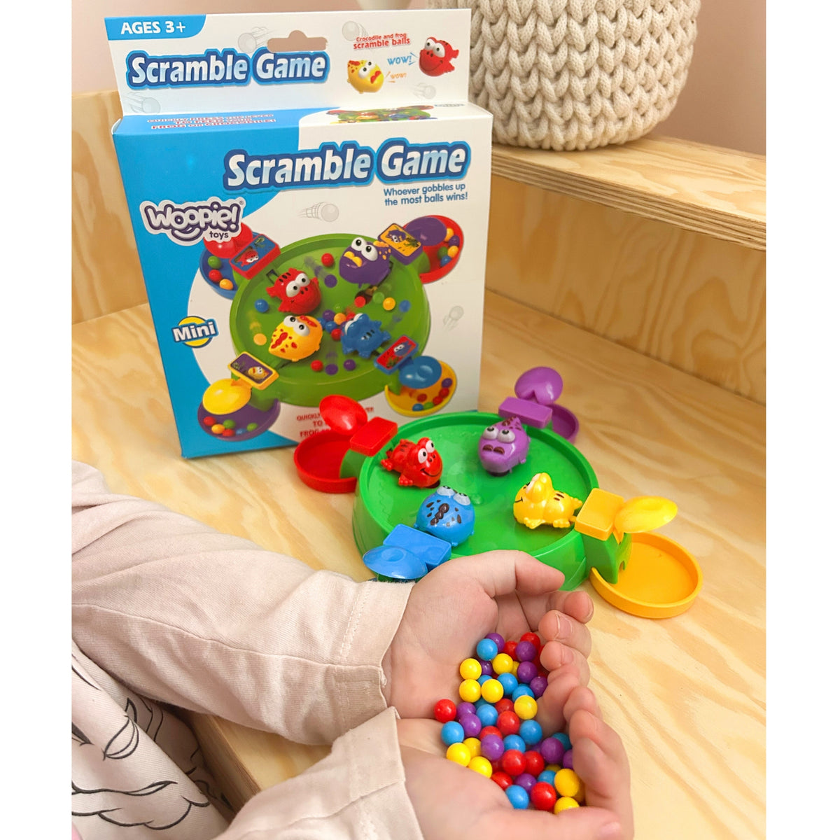 Woopie Arcade Társasjáték Hungry Happy Frog And Crocodiles 3+