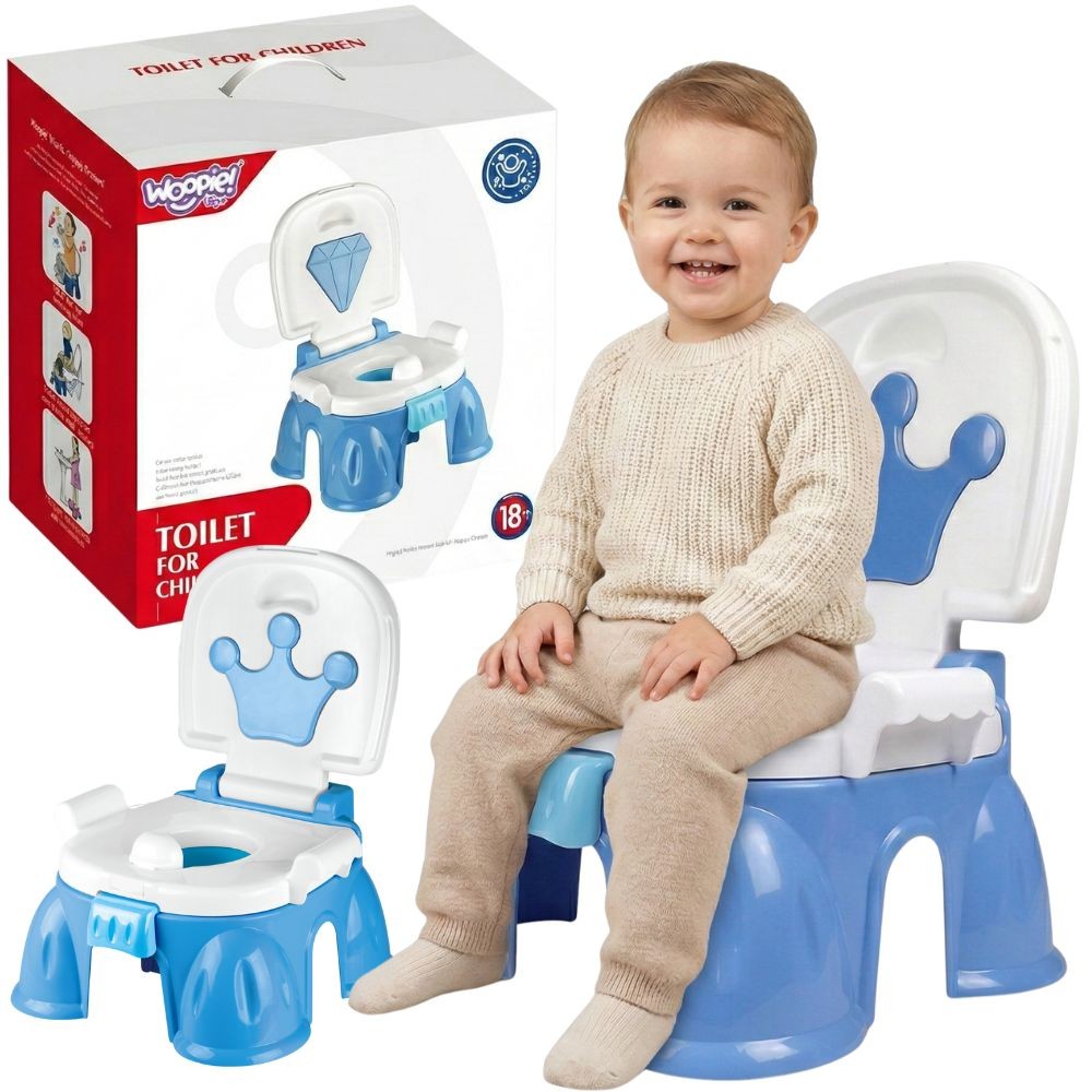 Woopie Baby First Potty For Children With Music 3in1 Chair Step