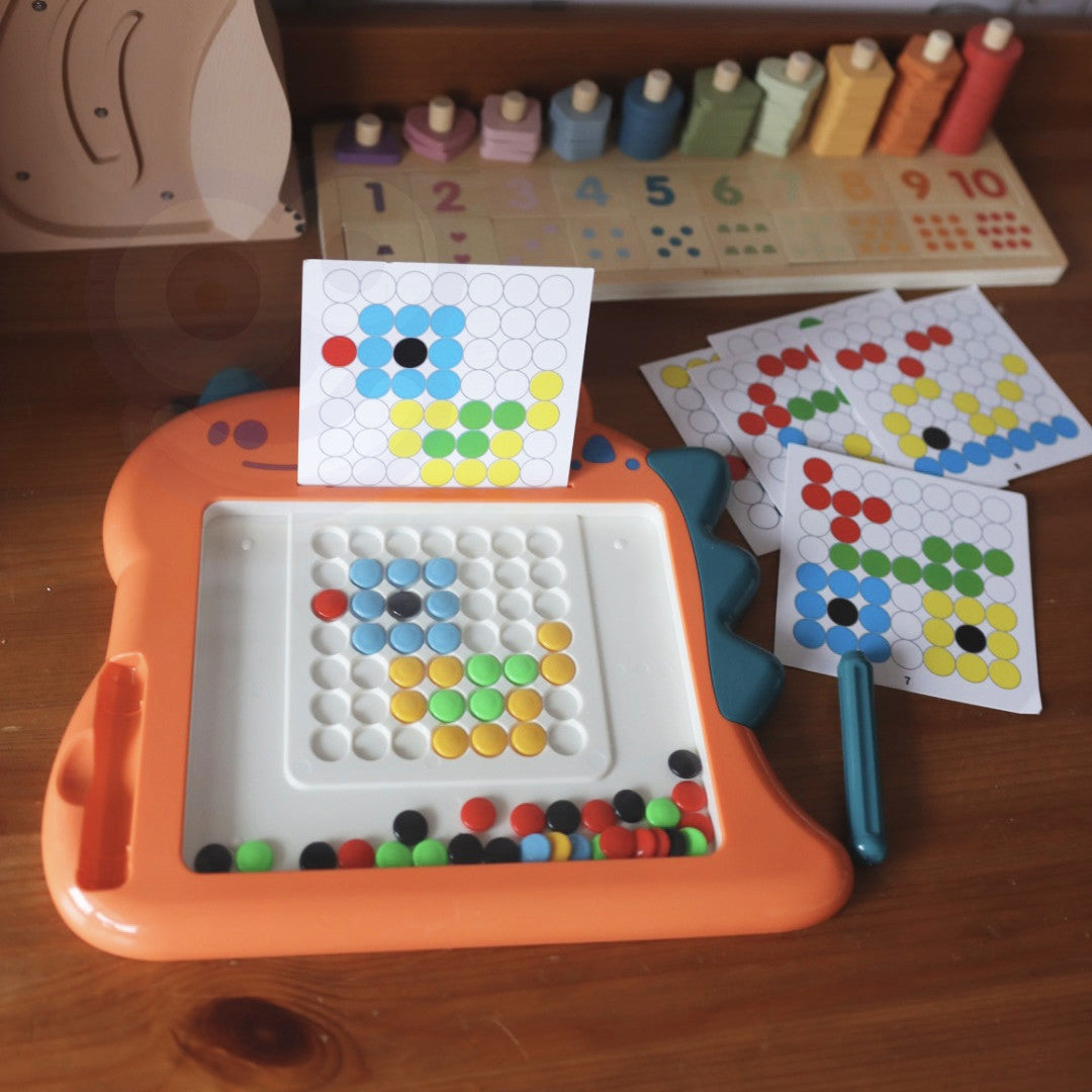 Woopie Магнитна дъска за деца Montessori Magpad Dinosaur