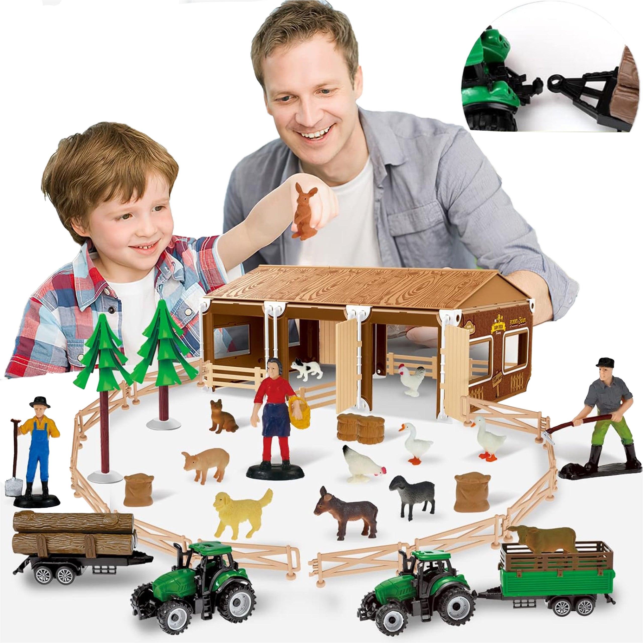 Woopie Little Farmer Xl Set Farm Figures