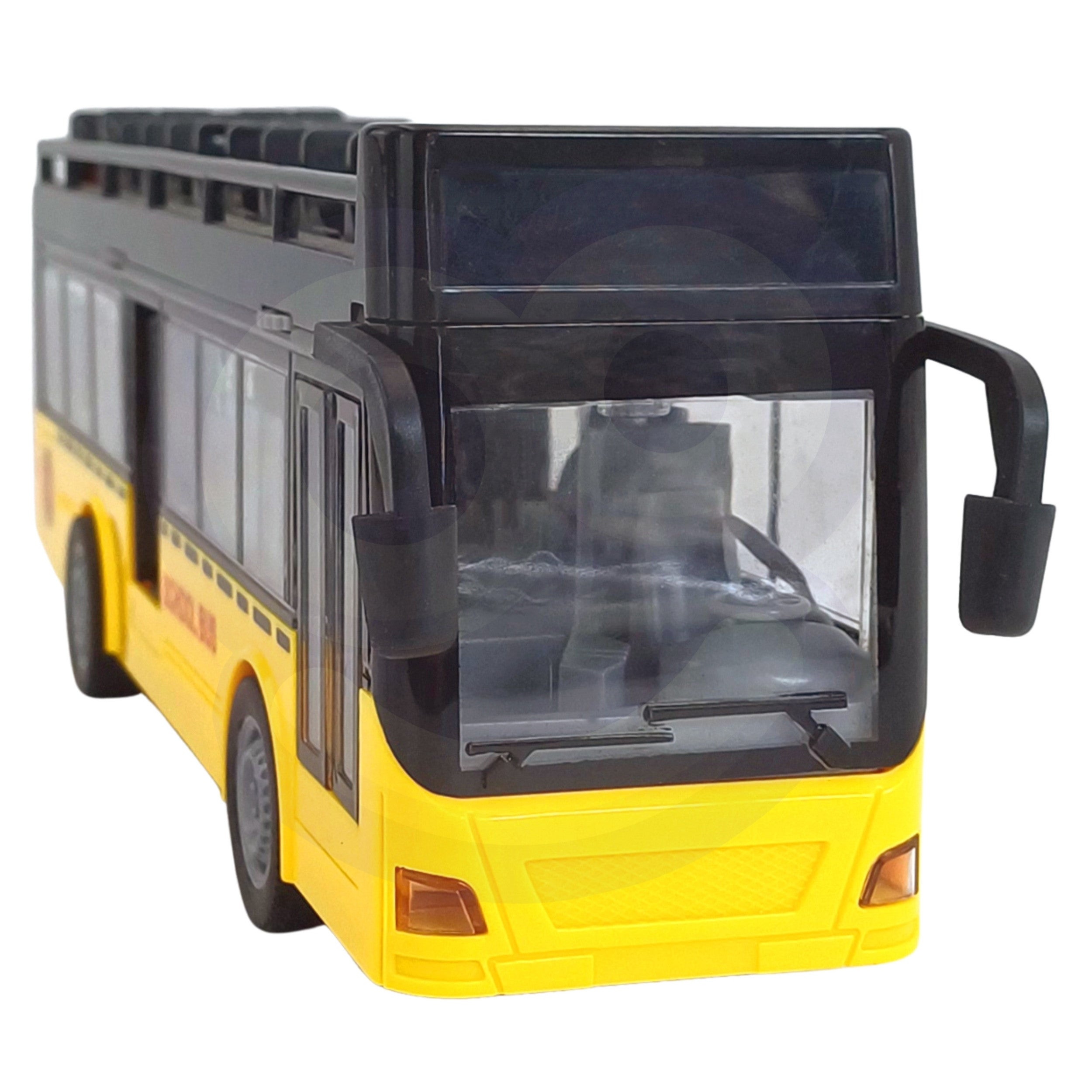 Ônibus Woopie com luzes e portas que abrem