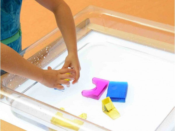 Masterkidz Акрилен съд за игра с вода и пясък - квадратен