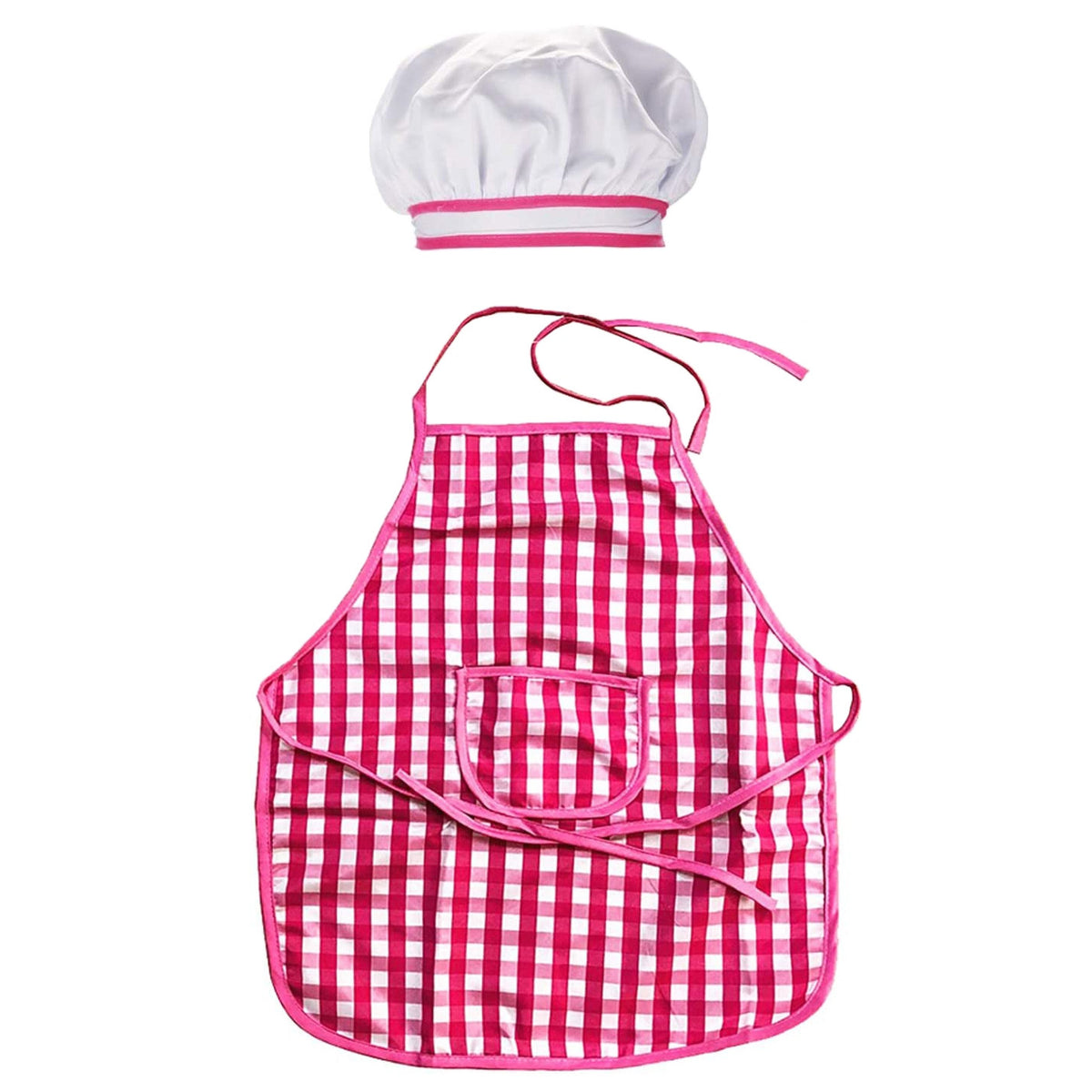 Conjunto Woopie Little Chef: traje de cozinha, acessórios de cozinha, avental de 7 peças