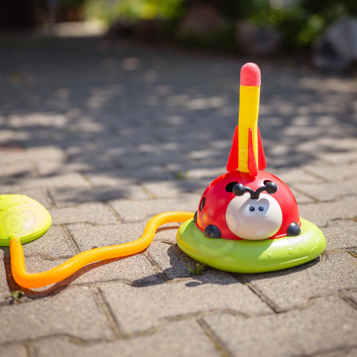 Arkádová hra Woopie 3 v 1 Rocket Launcher Hod přes švihadlo na cíl Ladybug
