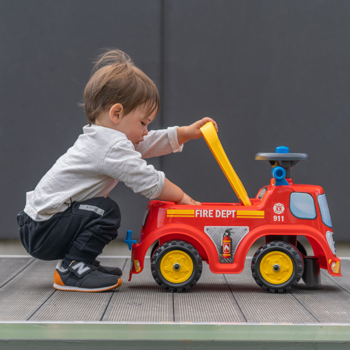 Požární auto Falk s klaksonem od 1 roku