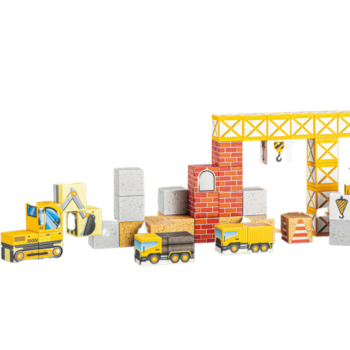 Woopie Cuburi Magnetice de Constructie de Constructie 49 Buc.