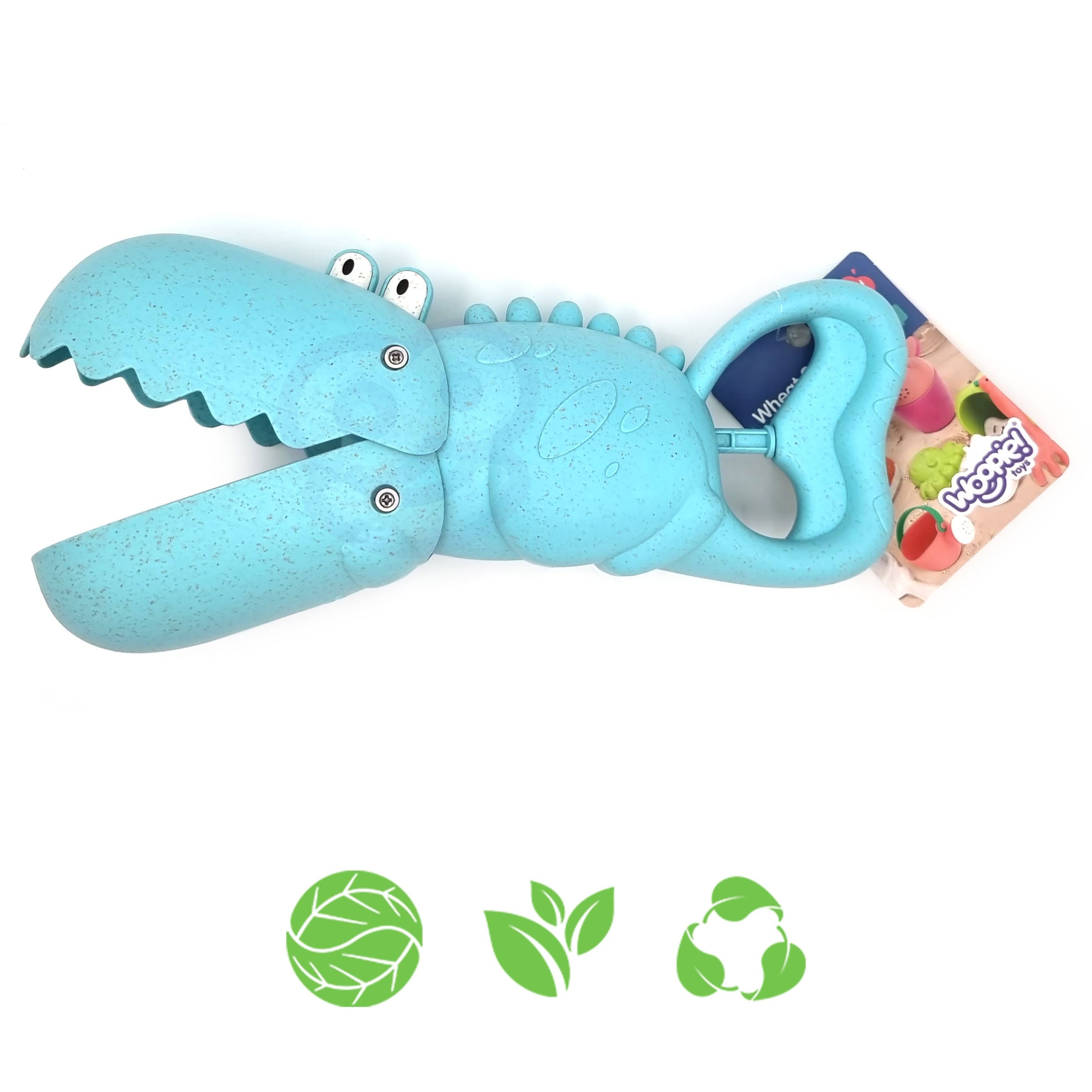 Woopie Green Crocodile Shovel For Sand And Water Blue Biodegradable Organic Material