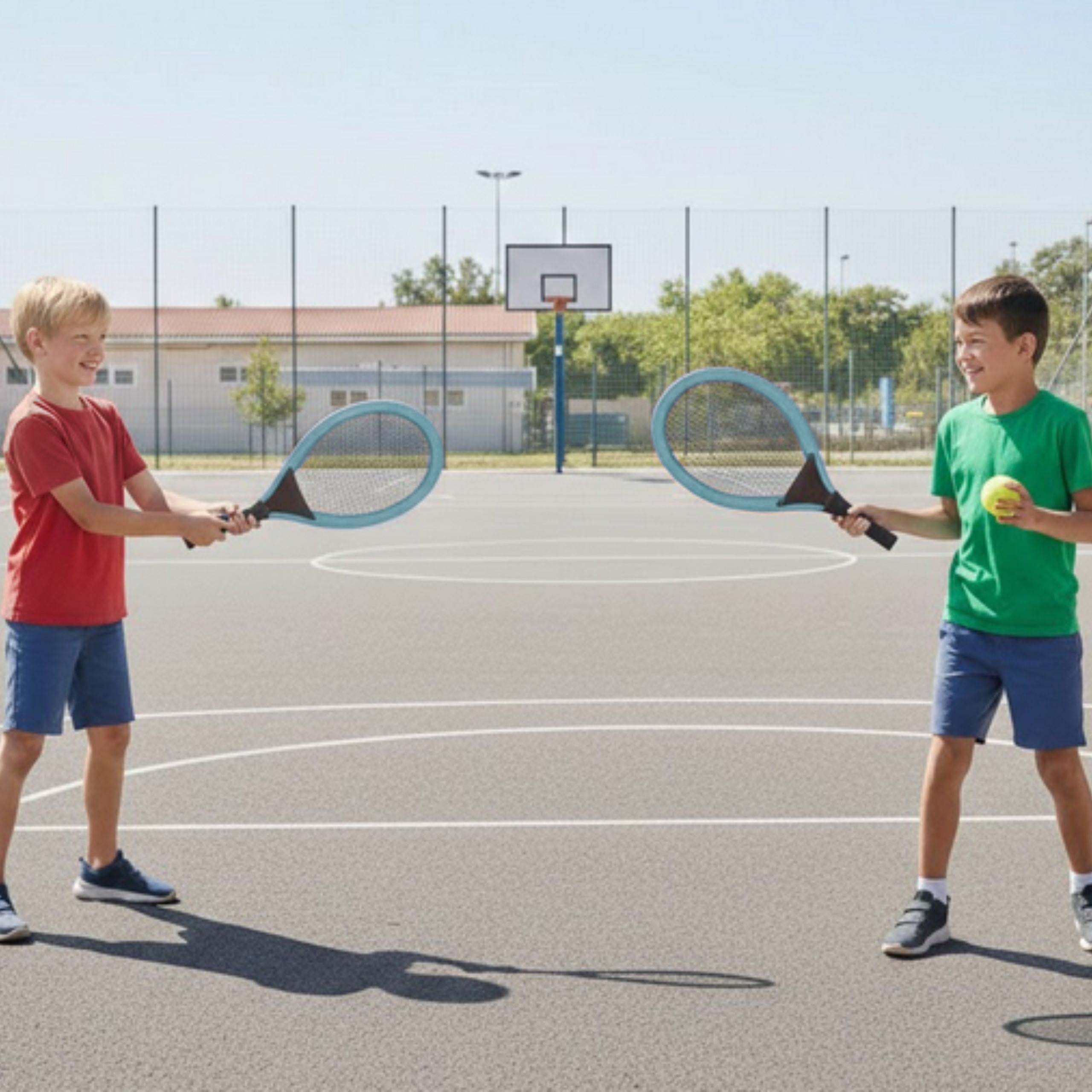 Woopie Large Tennis Badminton Rackets For Kids Set + Shuttlecock